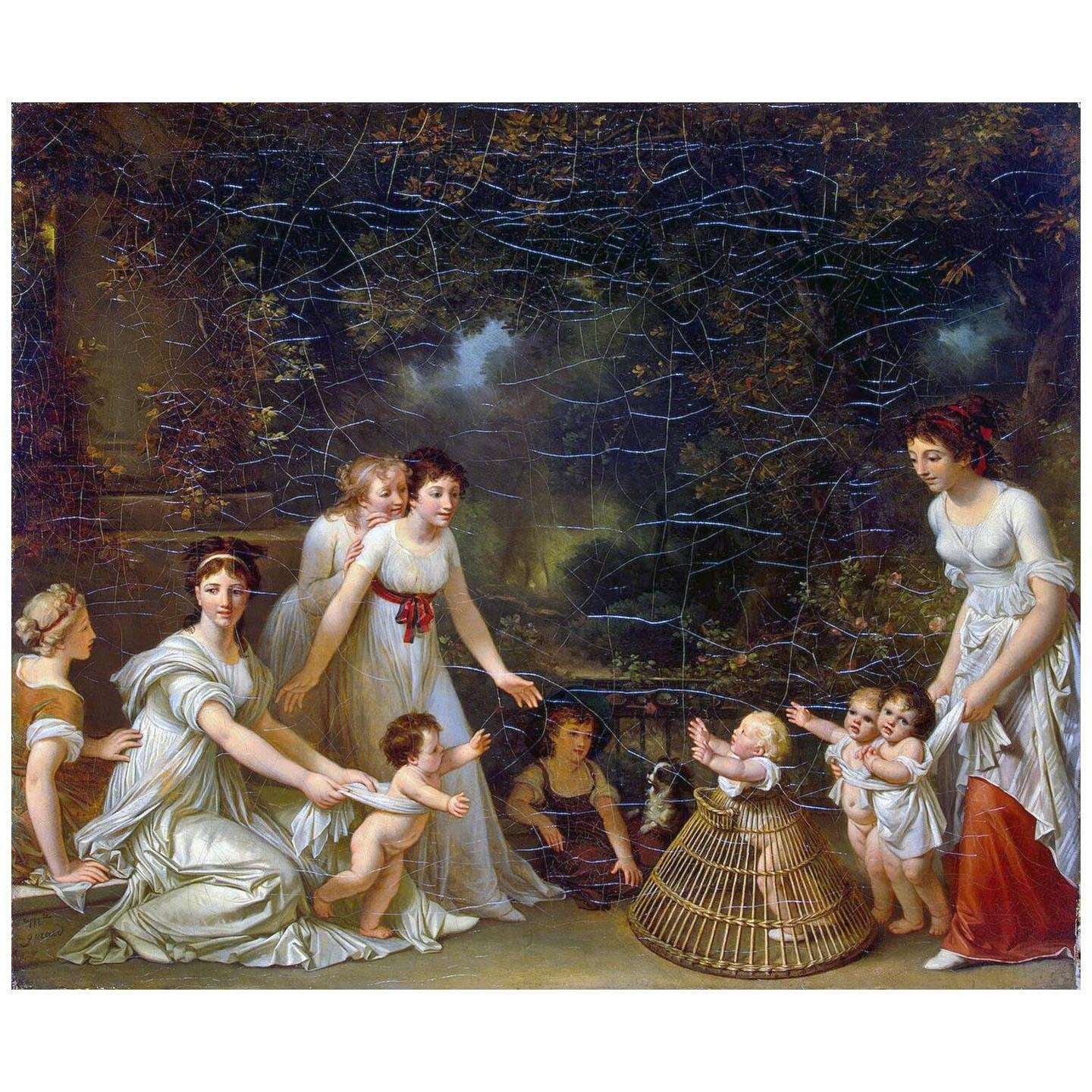  Marguerite Gerard. Premiers pas. 1800. Musee de LErmitage