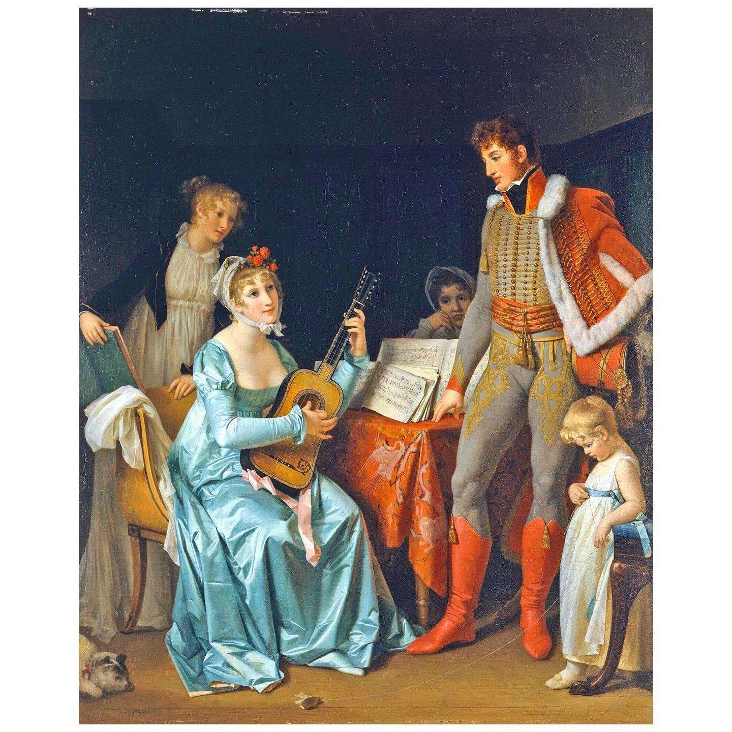  Marguerite Gerard. Le hussar en famille. 1800. Denver Art Museum