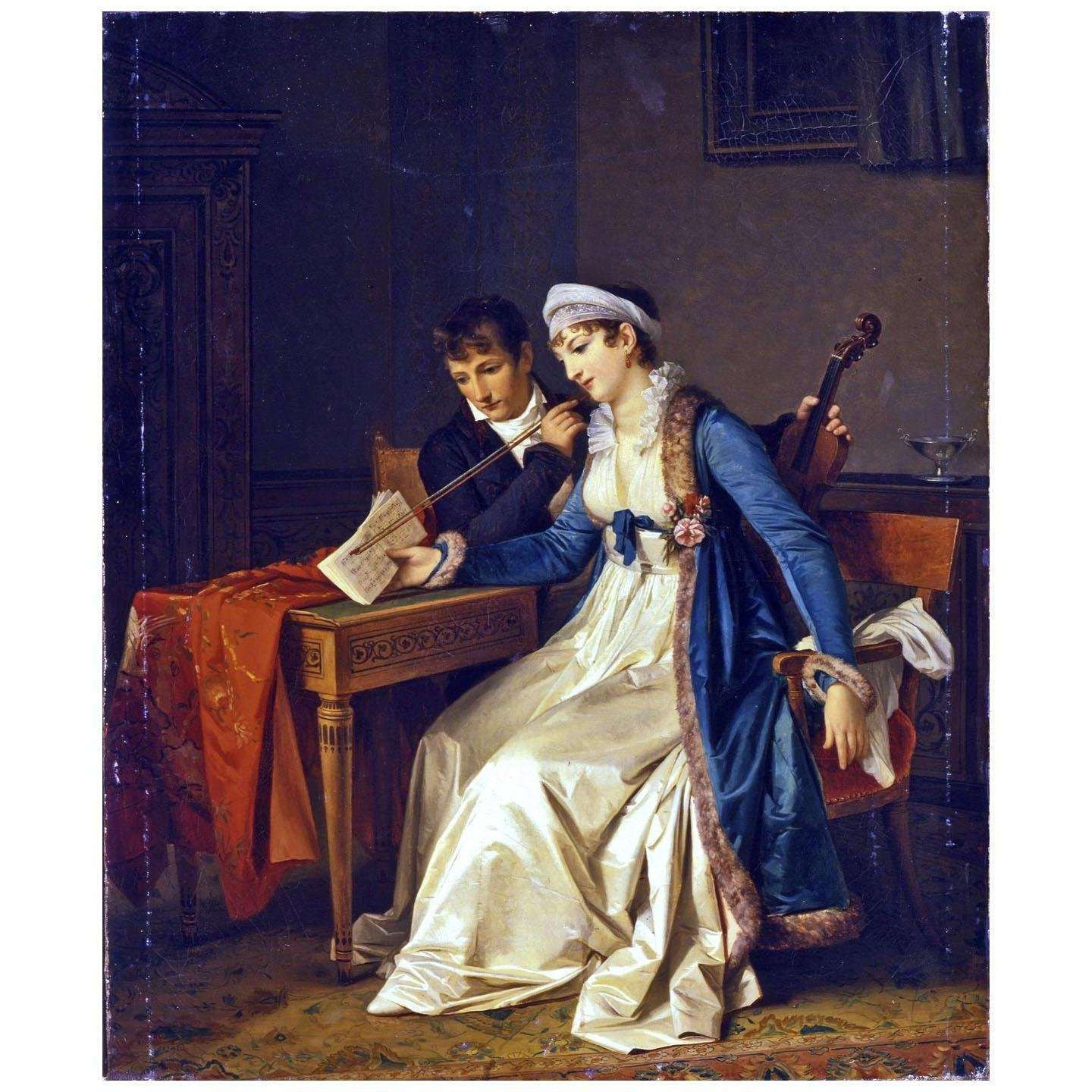  Marguerite Gerard. La lecon de musique. 1809. Musee-manoir Arkhangelskoe