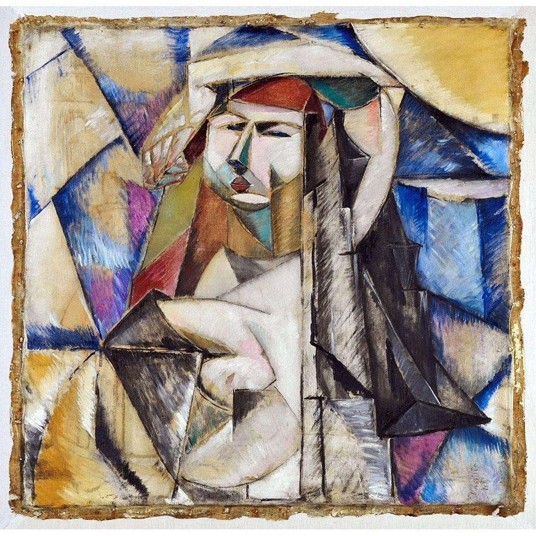  Marie Vasilieff. Portraite cubist. 1913