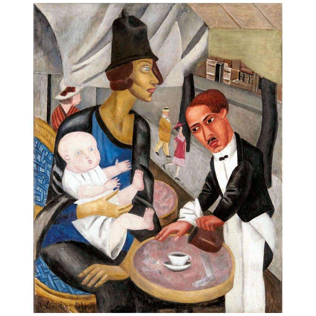  Marie Vasilieff. Caf? de la rotonde. 1917