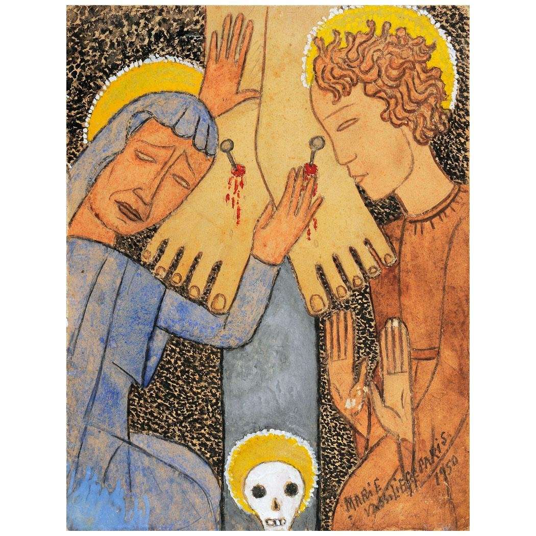  Marie Vasilieff. Crucifixion. 1950