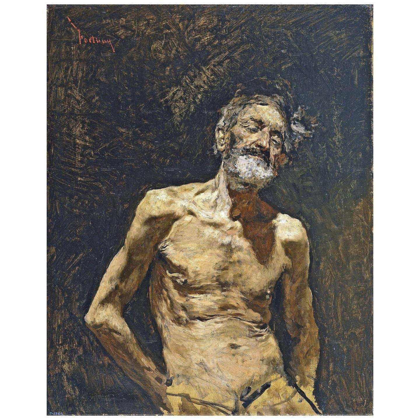  Mariano Fortuny. Viejo desnudo al sol. 1862. Museo del Prado, Madrid