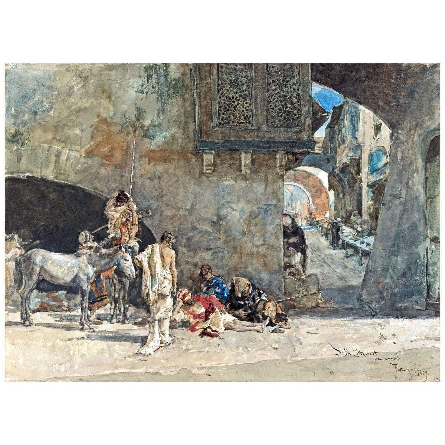  Mariano Fortuny. Una calle de Tanger. 1863. National Gallery of Art Washington