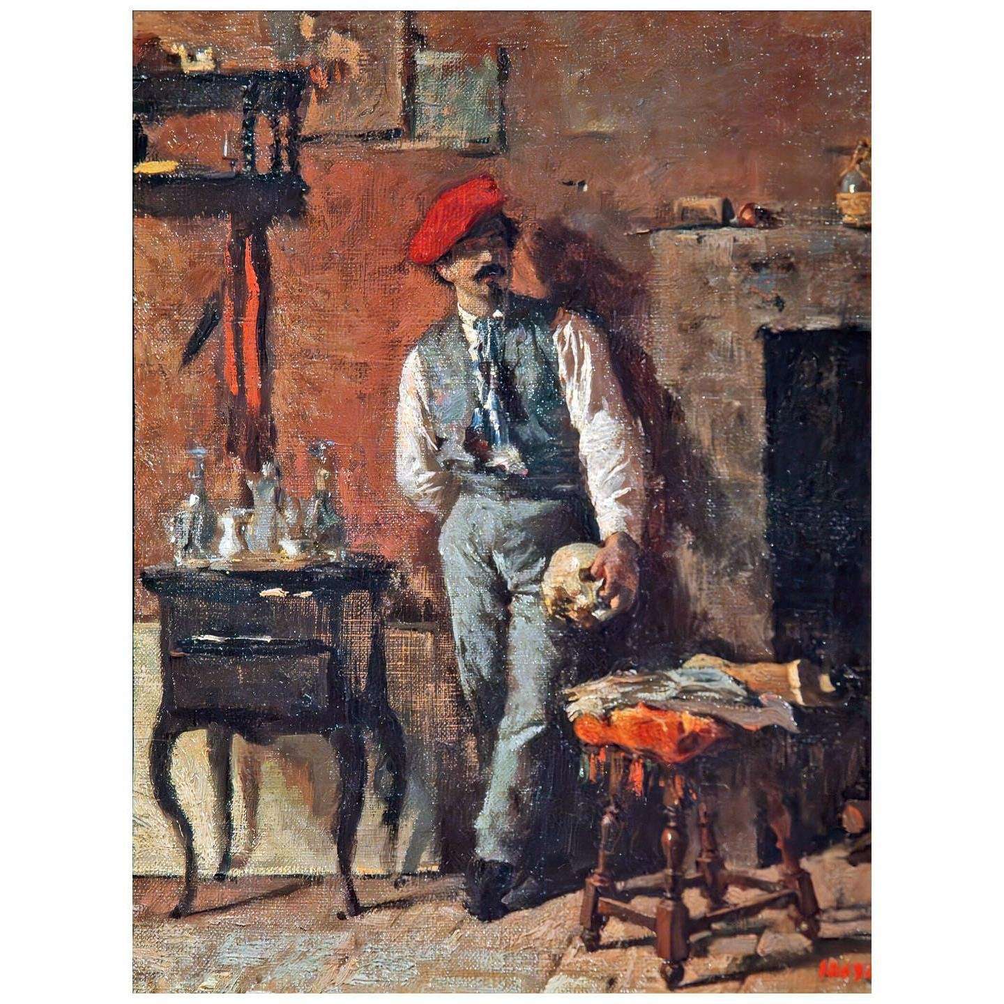 Mariano Fortuny. Retrato de l'escultor Jeroni Su?ol. 1864. MNAC, Barcelona