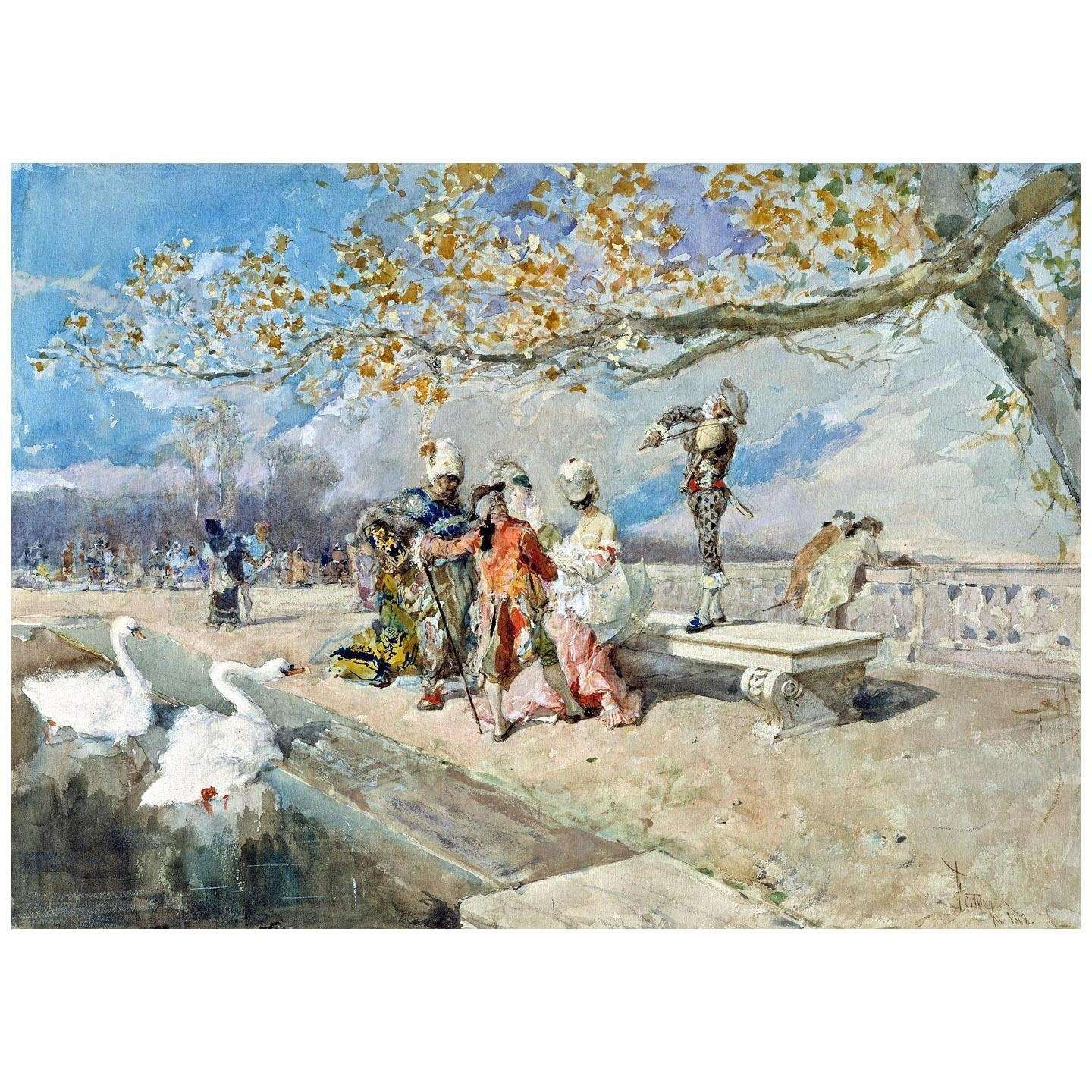  Mariano Fortuny. La mascarada. 1868. Metropolitan Museum New York