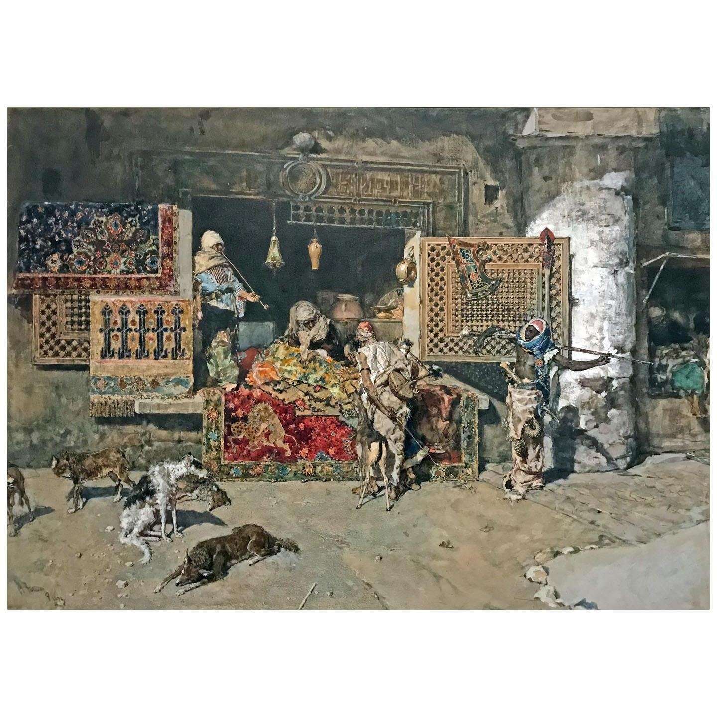  Mariano Fortuny. El vendedor de tapices. 1870. Museu de Montserrat, Barcelona