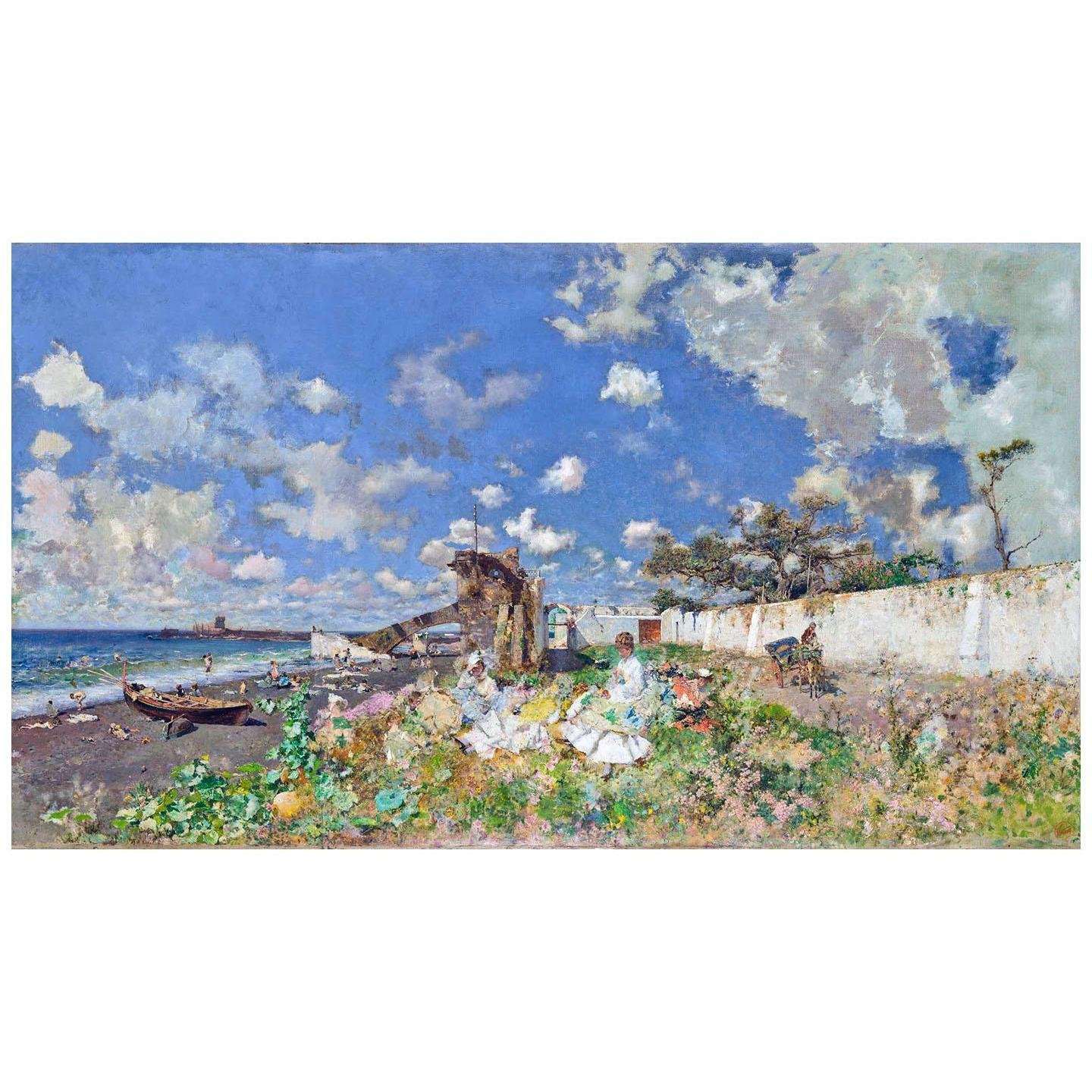  Mariano Fortuny. Playja de Portici. 1874. Meadows Museum Dallas