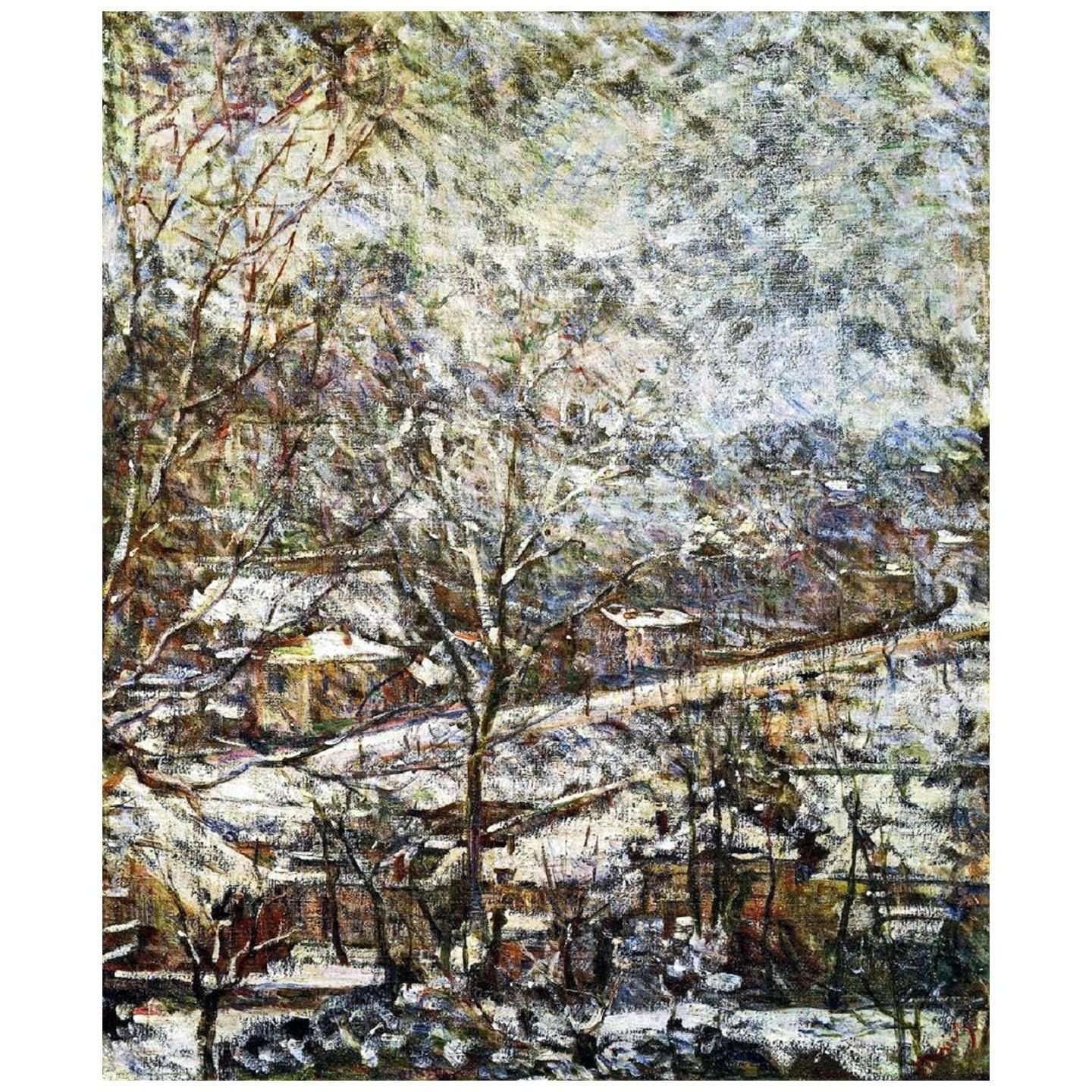  Marie Bracquemond. Paysage d'hiver. 1882. Private collection