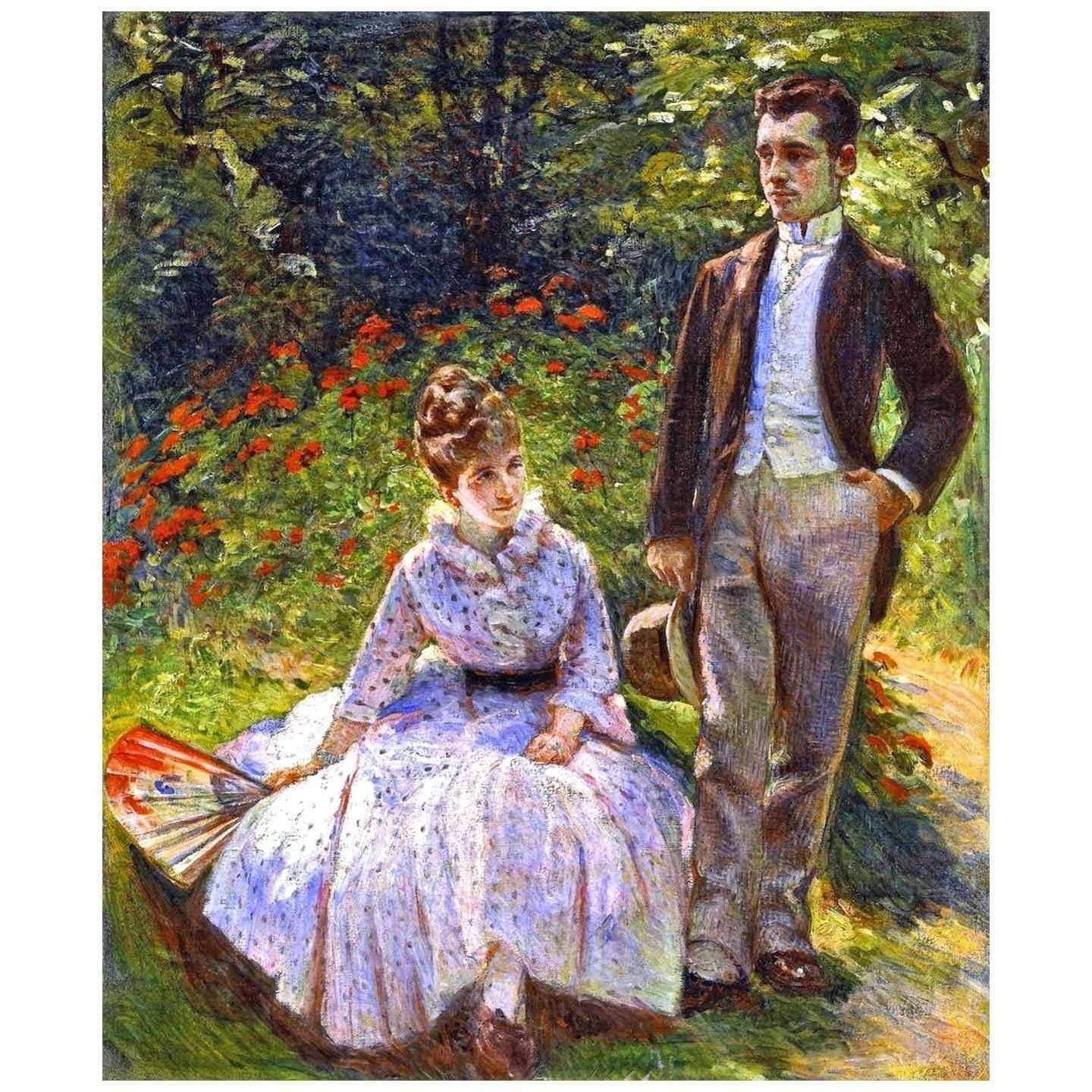  Marie Bracquemond. Le Fils et la S?ur de l'Artiste. 1890. Private collection