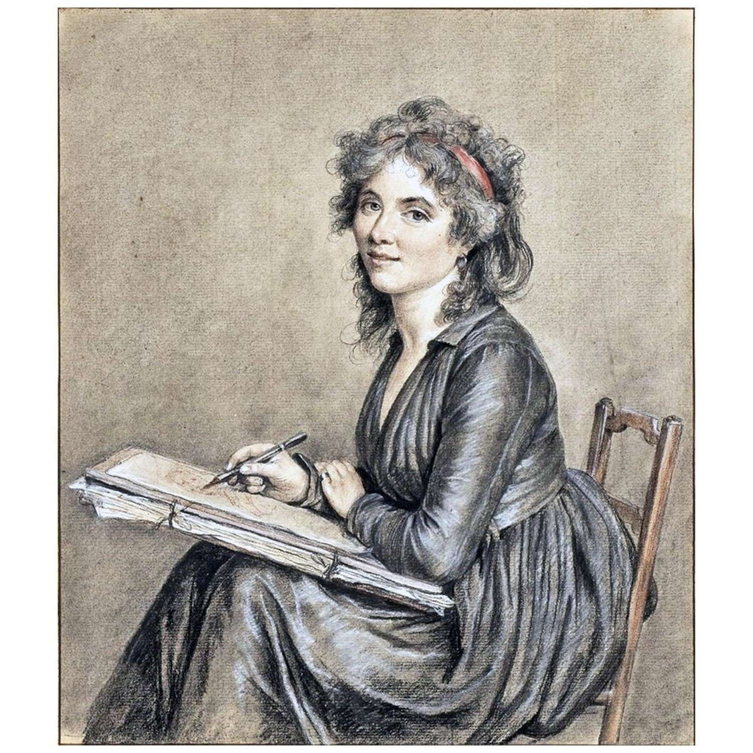 Marie-Gabriel Capet. Autoportrait. 1790. Horvitz Collection Wilmington