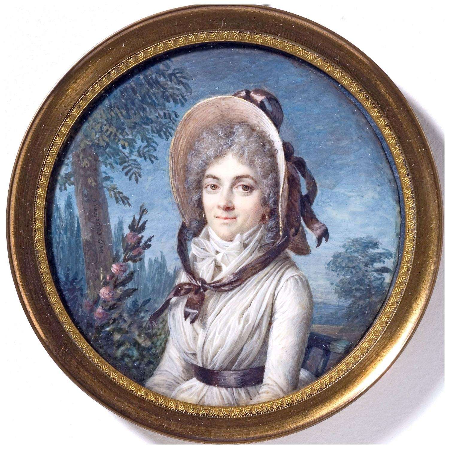  Marie-Gabriel Capet. St?phanie F?licit? Ducrest de St-Aubin. 1798. NM Stockholm