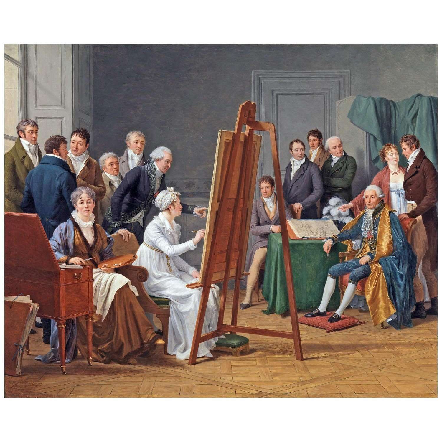 Marie-Gabriel Capet. Sc?ne d'atelier. 1808. Neue Pinakothek Munchen