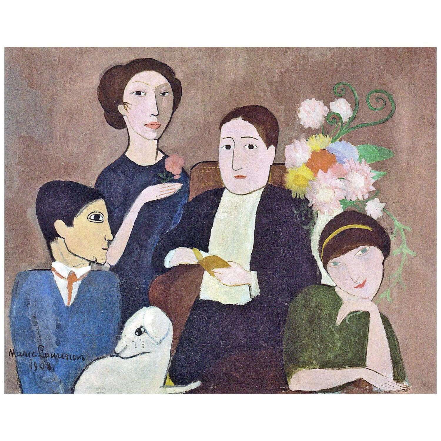  Marie Laurencin. Groupe dartistes. 1907. Baltimore Museum of Art
