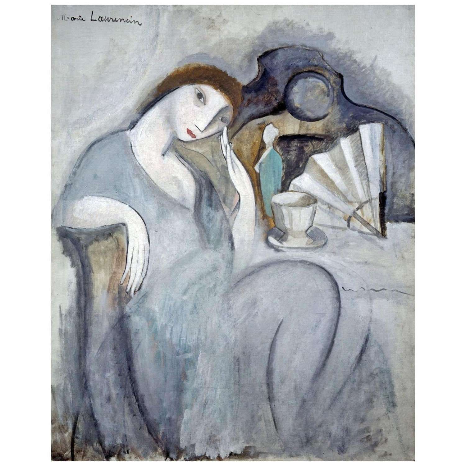  Marie Laurencin. La Songeuse. 1910. Musee Picasso Paris