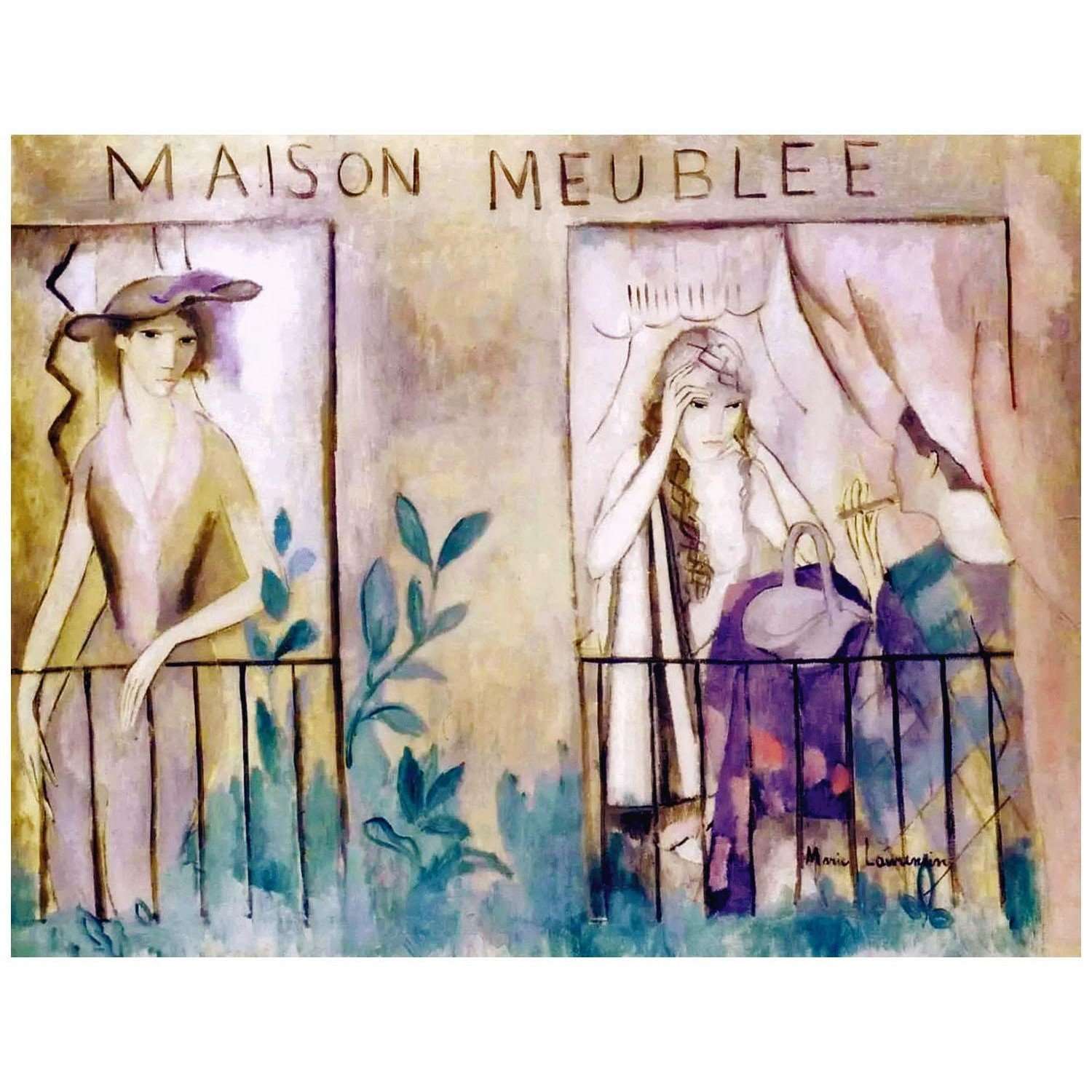 Marie Laurencin. Maison de meublee. 1912. Laurencin Museum Nagano