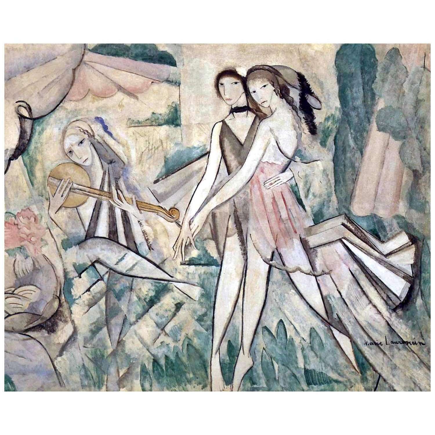  Marie Laurencin. La danse a la campagne. 1913. Musee Marmottan-Monet
