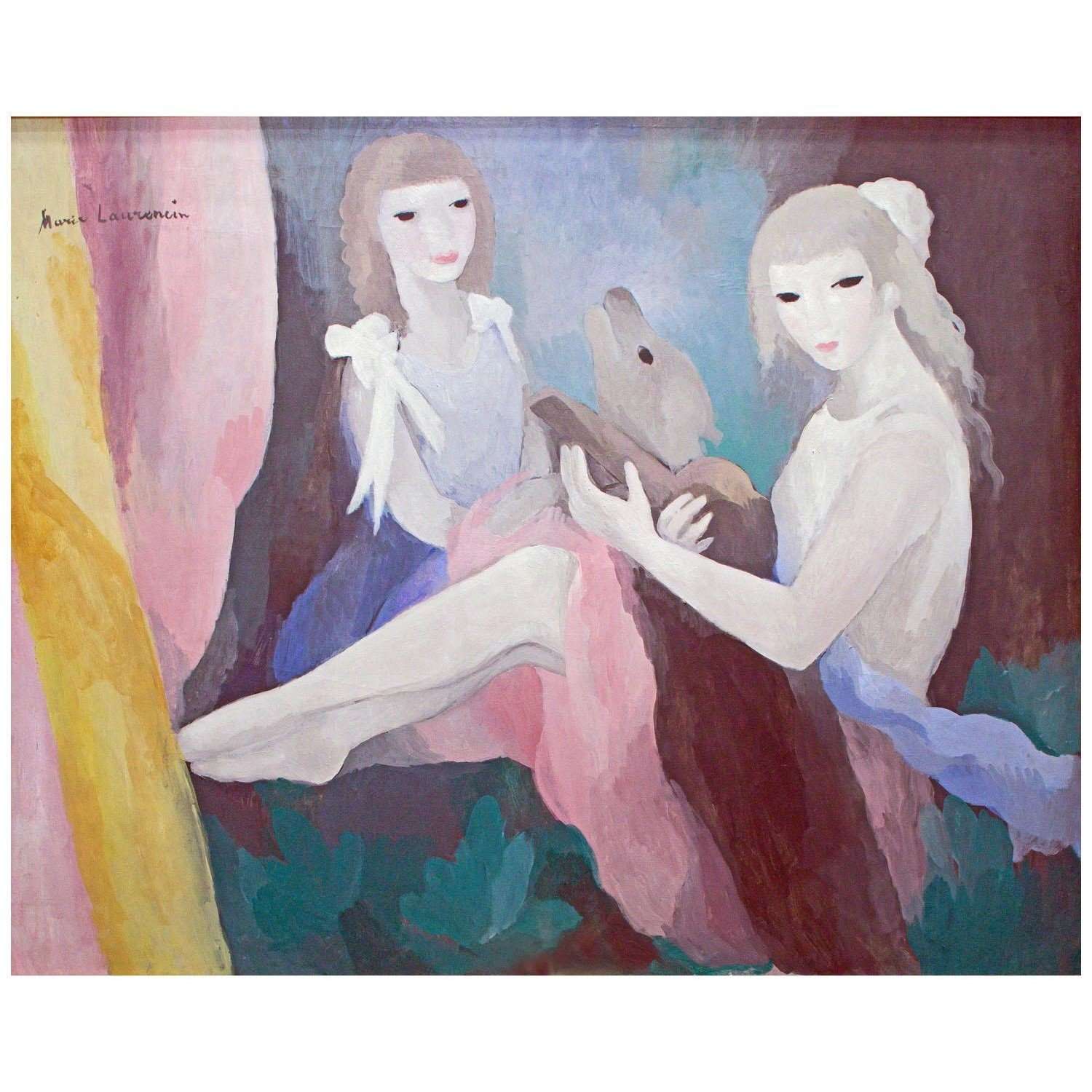 Marie Laurencin. Femmes au chein. 1923. Mus?e de l'Orangerie Paris