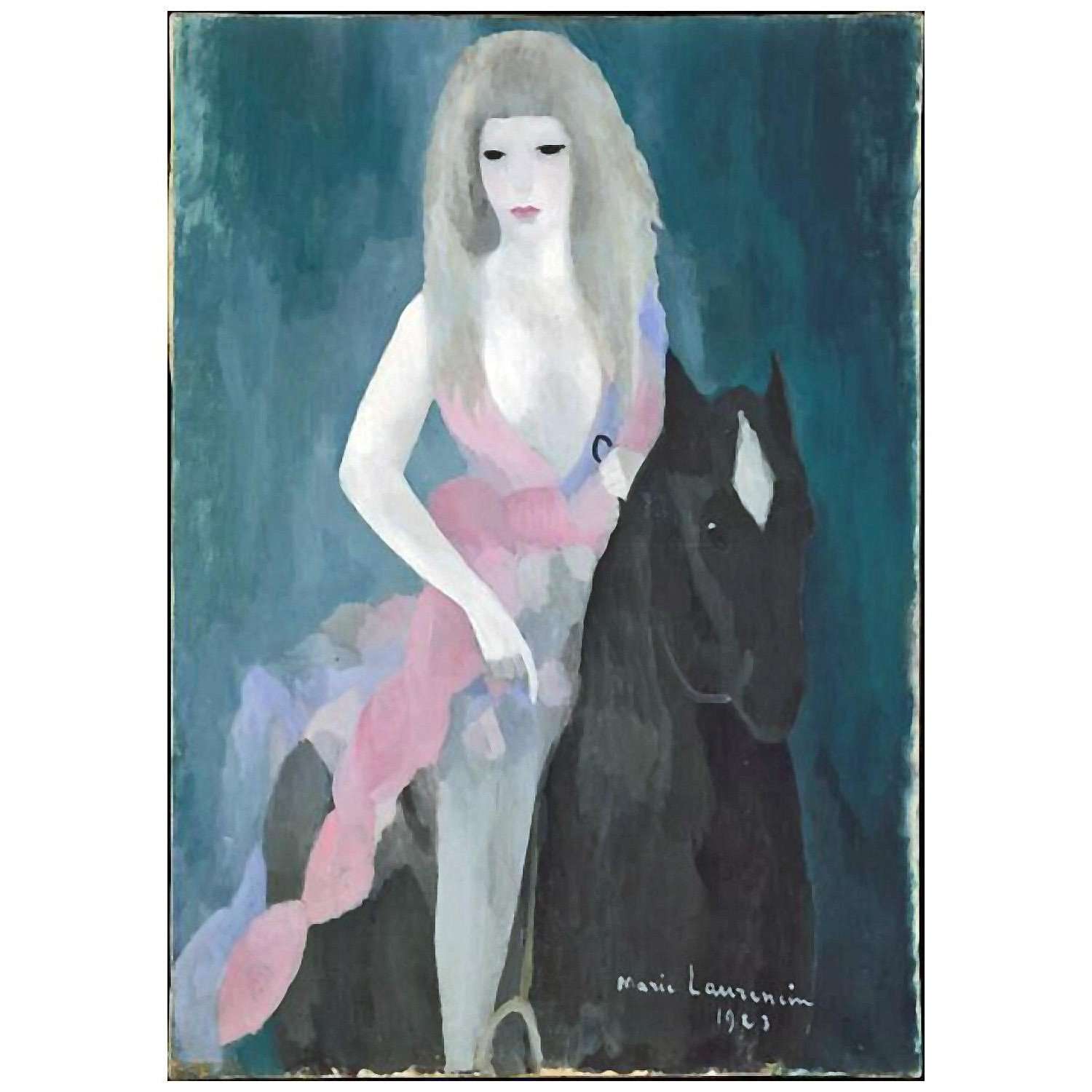  Marie Laurencin. La Amazona. 1923. Metropolitan Museum New-York