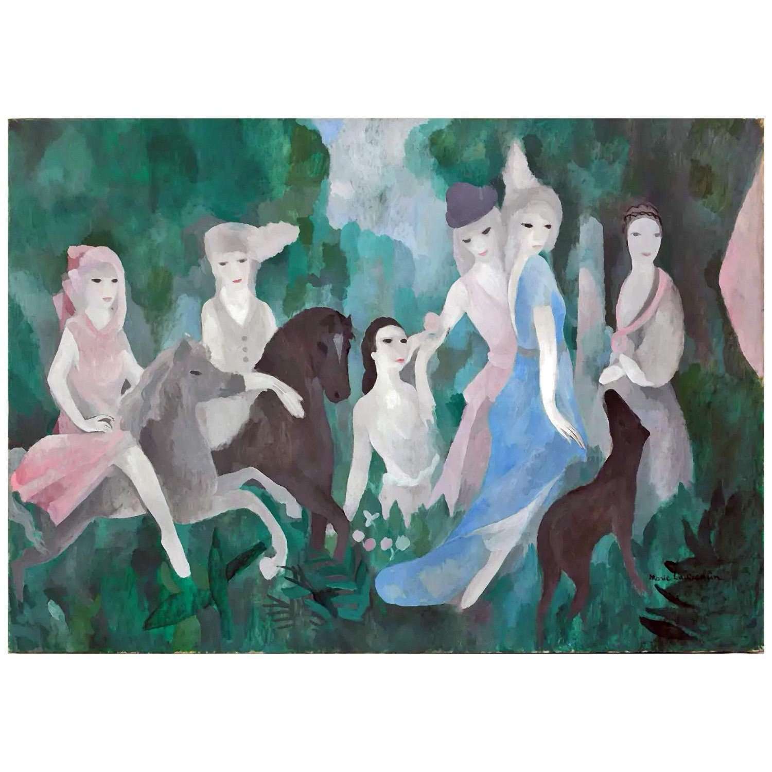  Marie Laurencin. La vie au chateau. 1925. Laurencin Museum Nagano