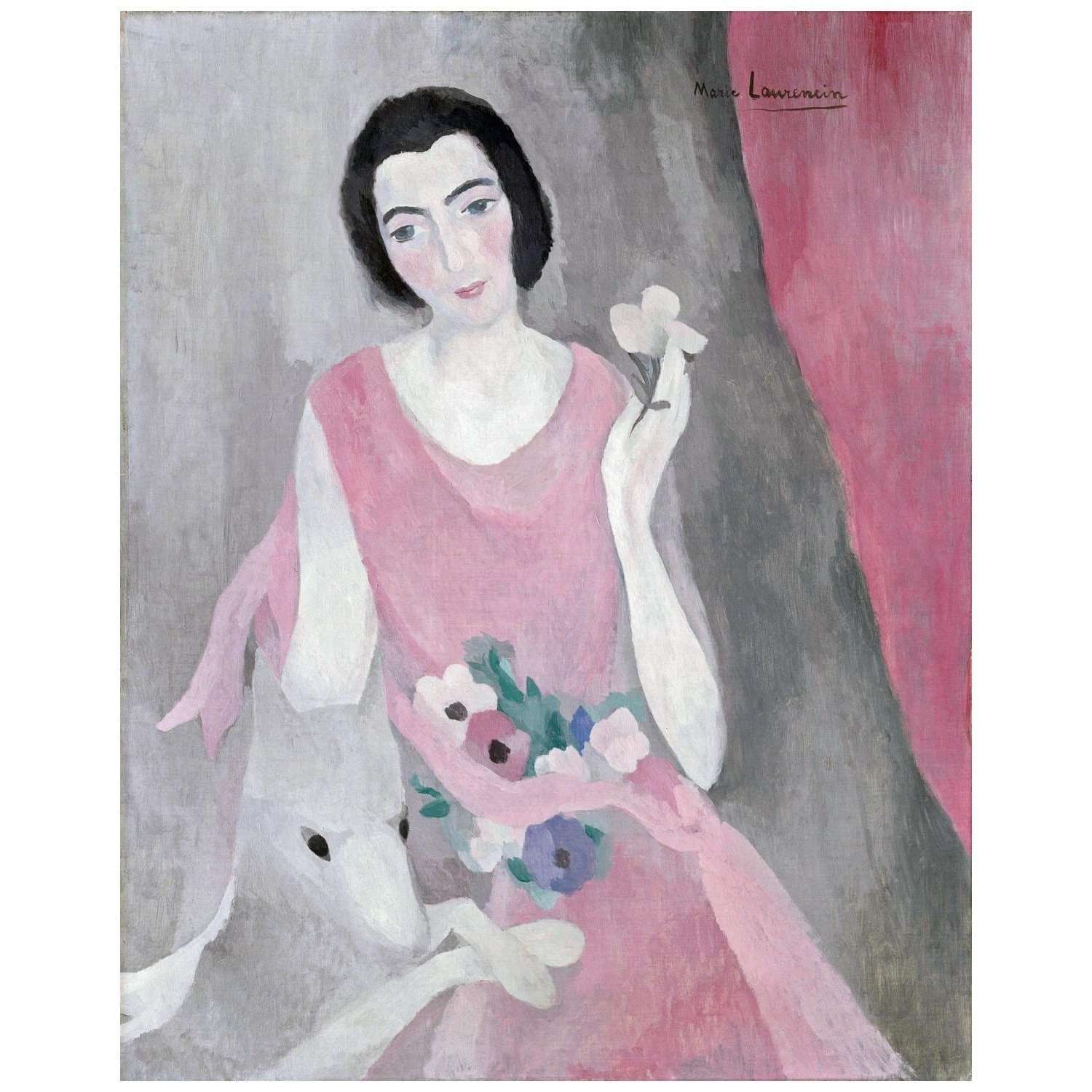  Marie Laurencin. Madame Paul Guillaume. 1928. Mus?e de l'Orangerie Paris