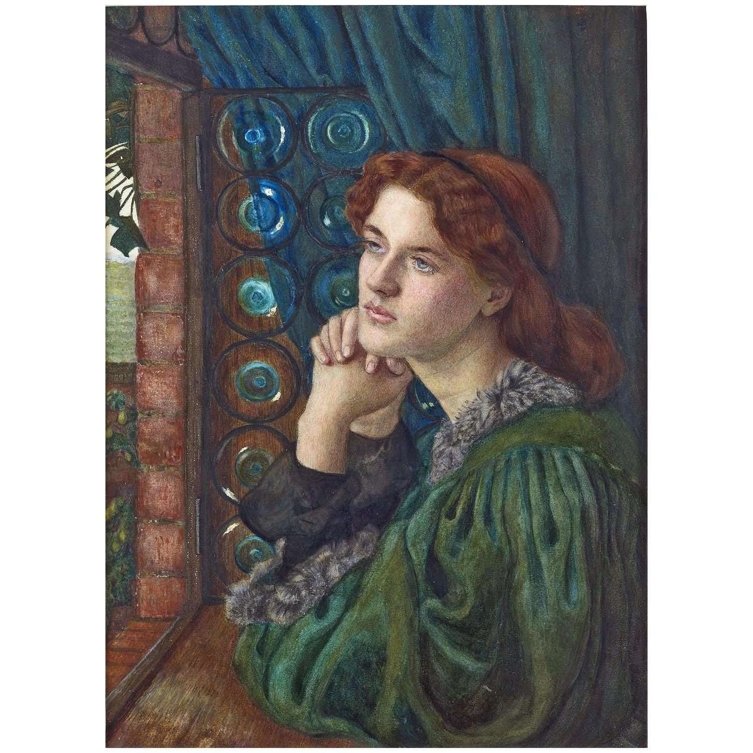  Marie Spartali. Mariana. 1867-1869. Private collection