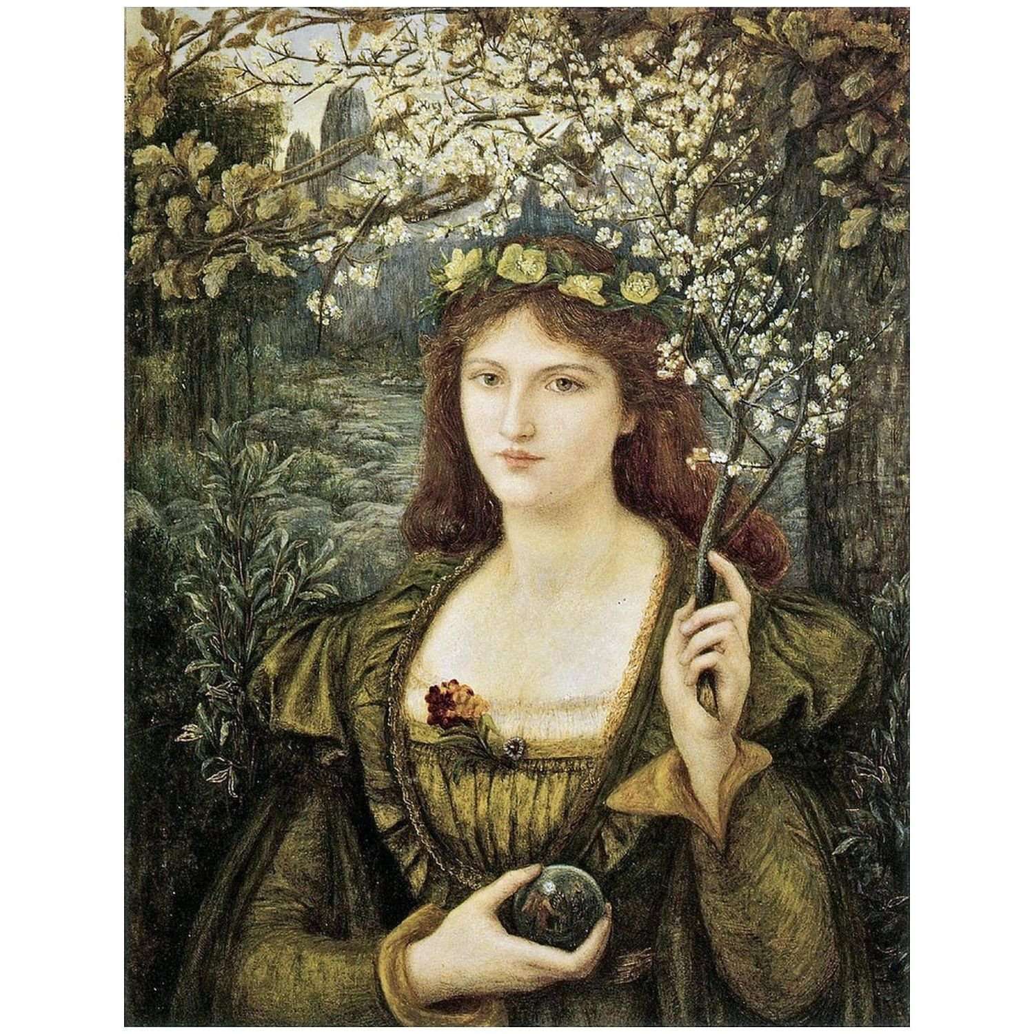  Marie Spartali. Madonna Pietra degli Scrovegni. 1884. Walker Art Gallery Liverpool