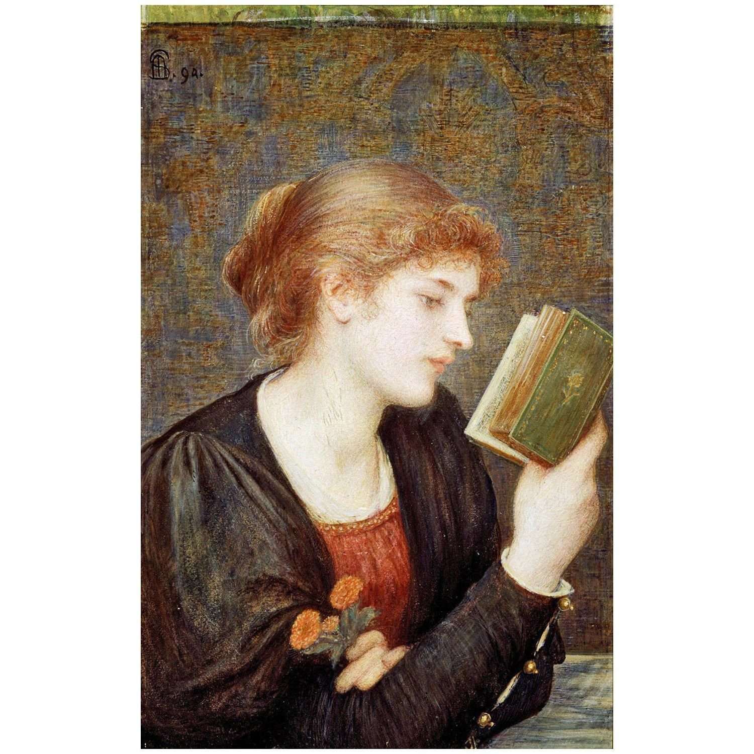  Marie Spartali. Love Sonnets. 1894. Delaware Art Museum