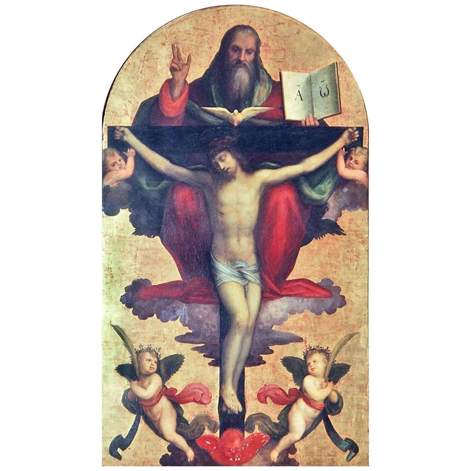  Mariotto Albertinelli. Trinita. 1500. Galleria dell'Accademia di Firenze