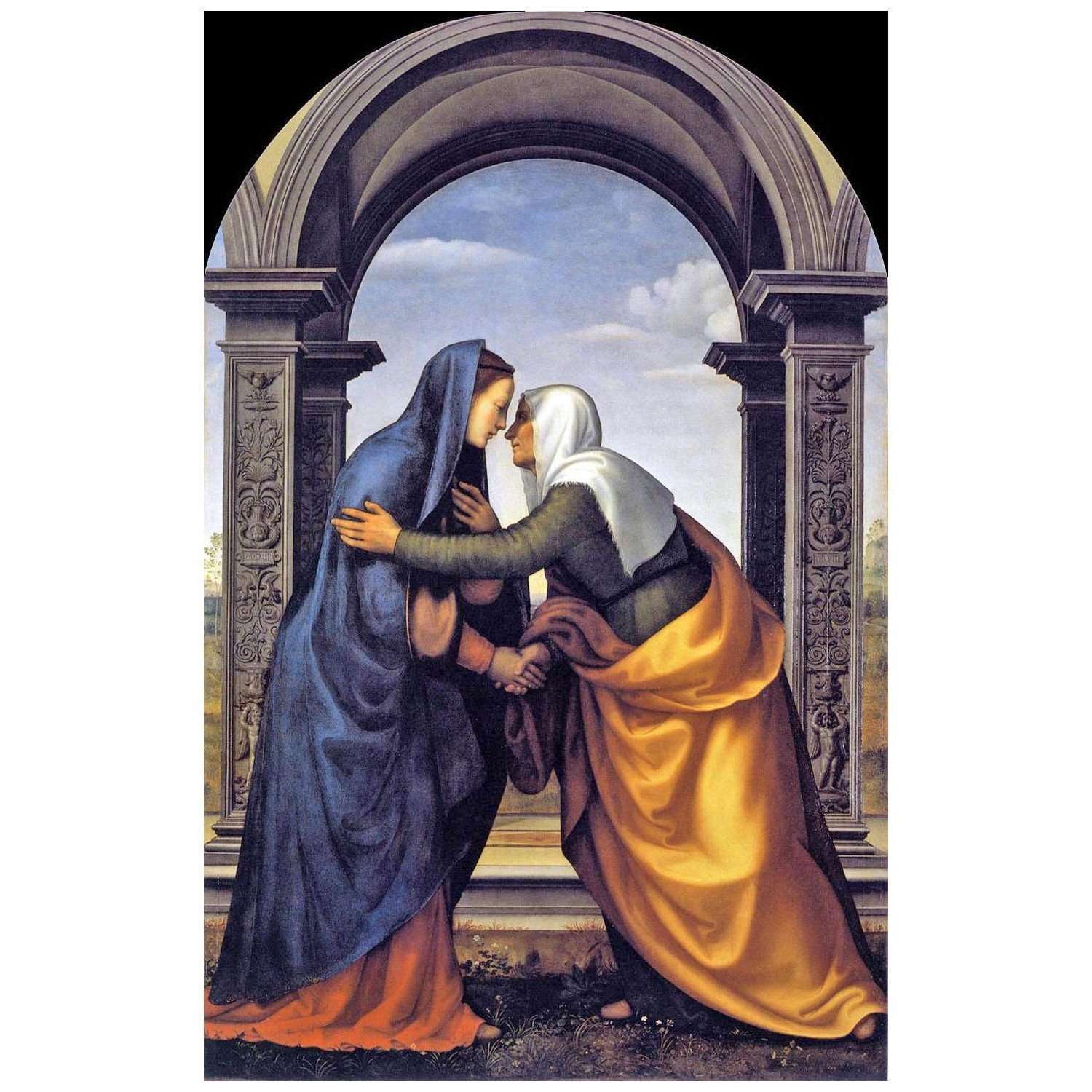  Mariotto Albertinelli. Visitazione. 1503. Galleria degli Uffizi