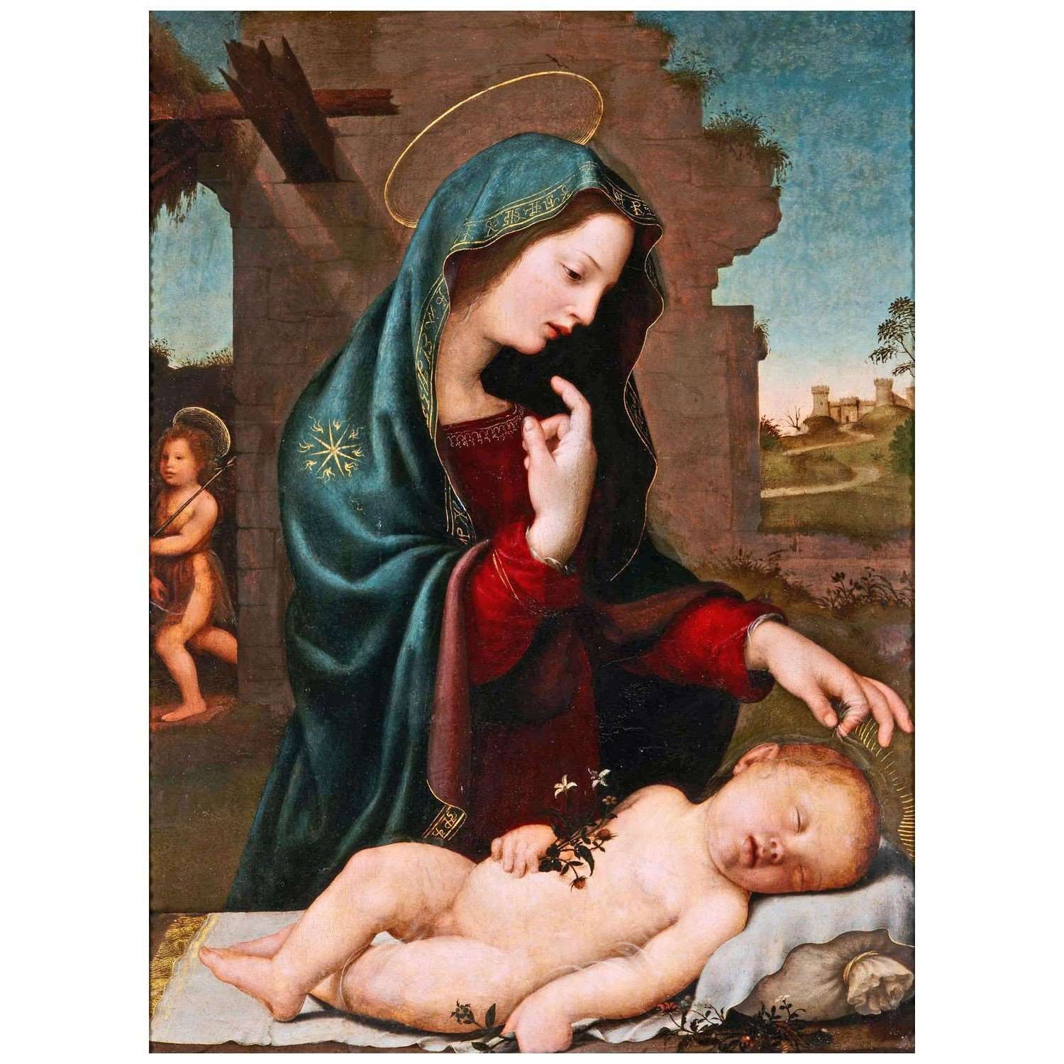  Mariotto Albertinelli. Vergine con Bambino. 1505. Fundaci?n Casa de Alba Madrid