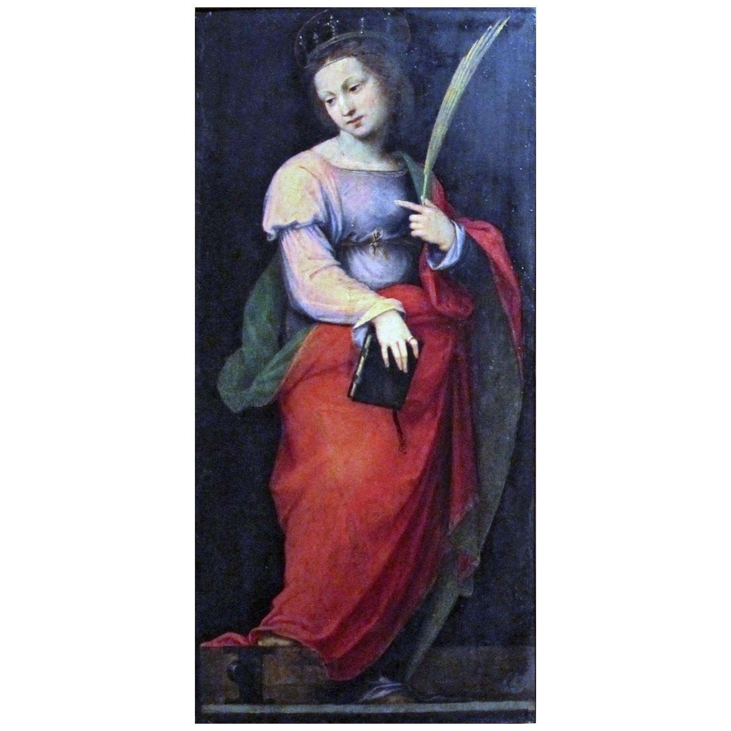  Mariotto Albertinelli. Santa Catherina dAlexandria. 1505. Pinacoteca di Siena