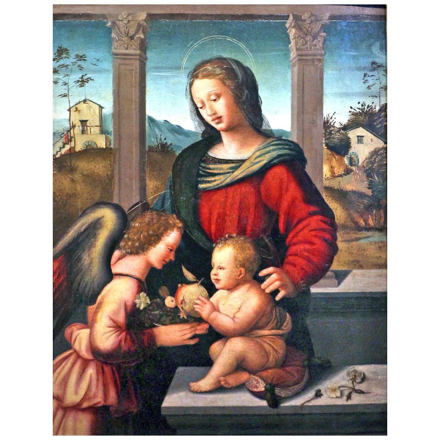  Mariotto Albertinelli. Madonna col Bambino. 1510. Museo degli Innocenti Firenze