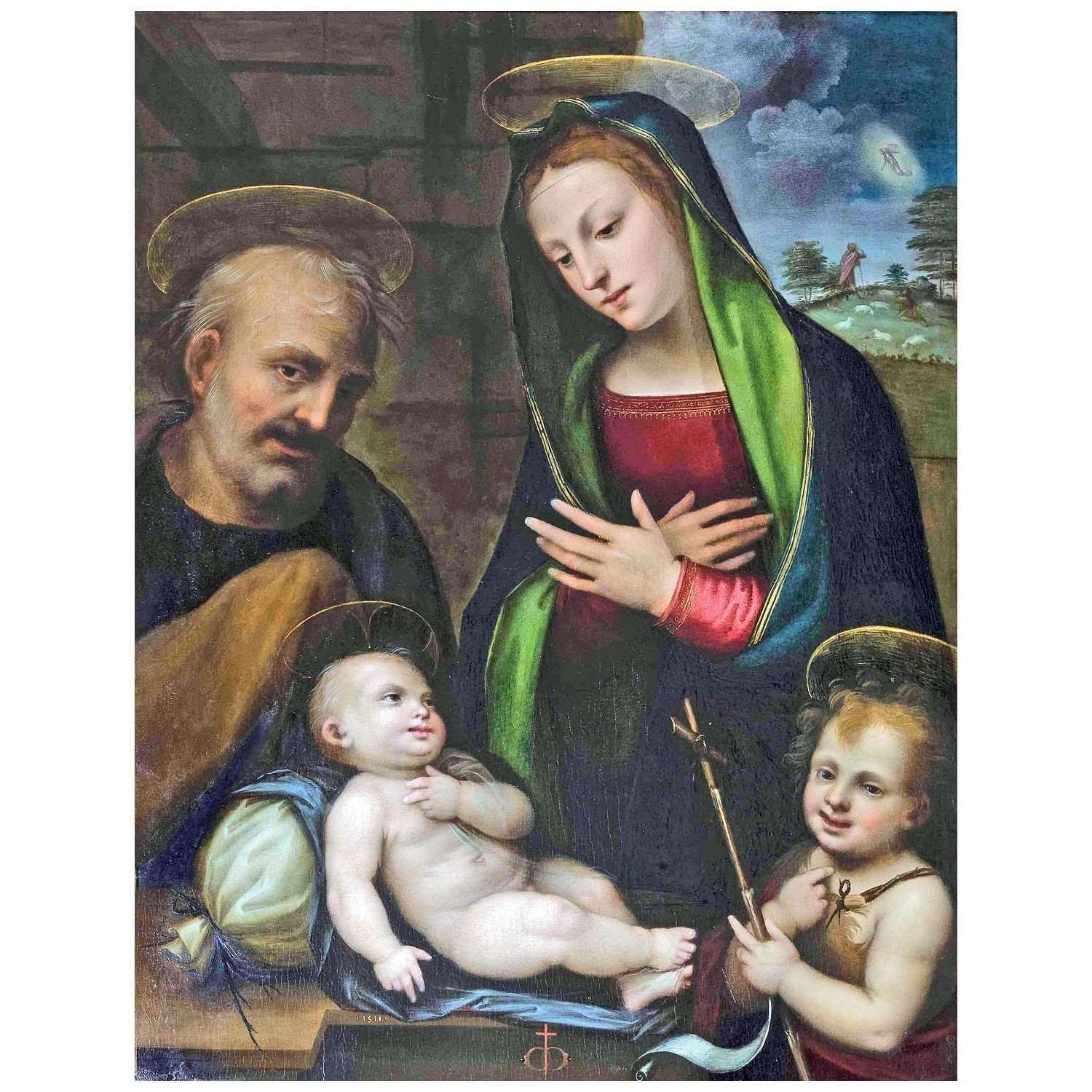  Mariotto Albertinelli. Sacra Famiglia con San Giovannino. 1511. Galleria Borghese Roma