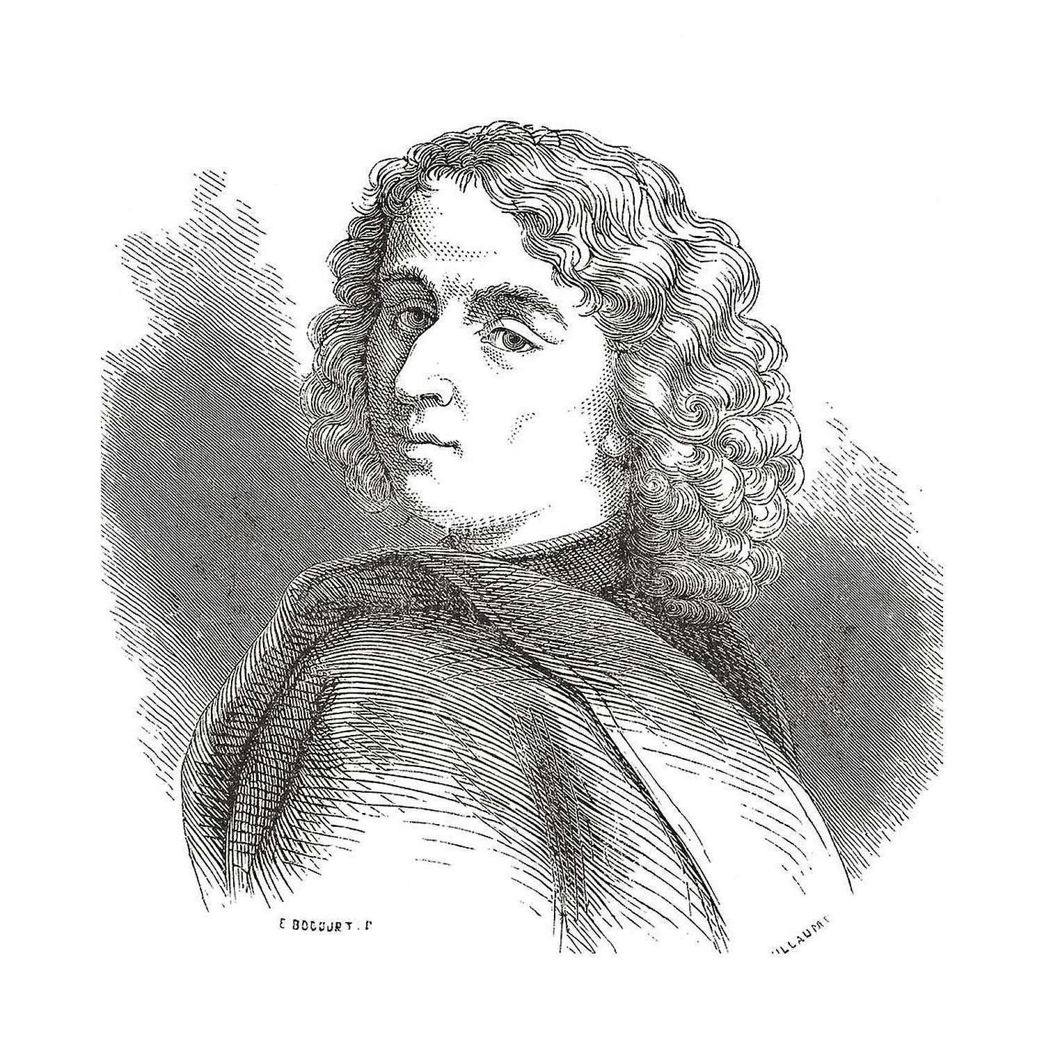  Ritratto di Mariotto Albertinelli. Incisione del maestro anonimo