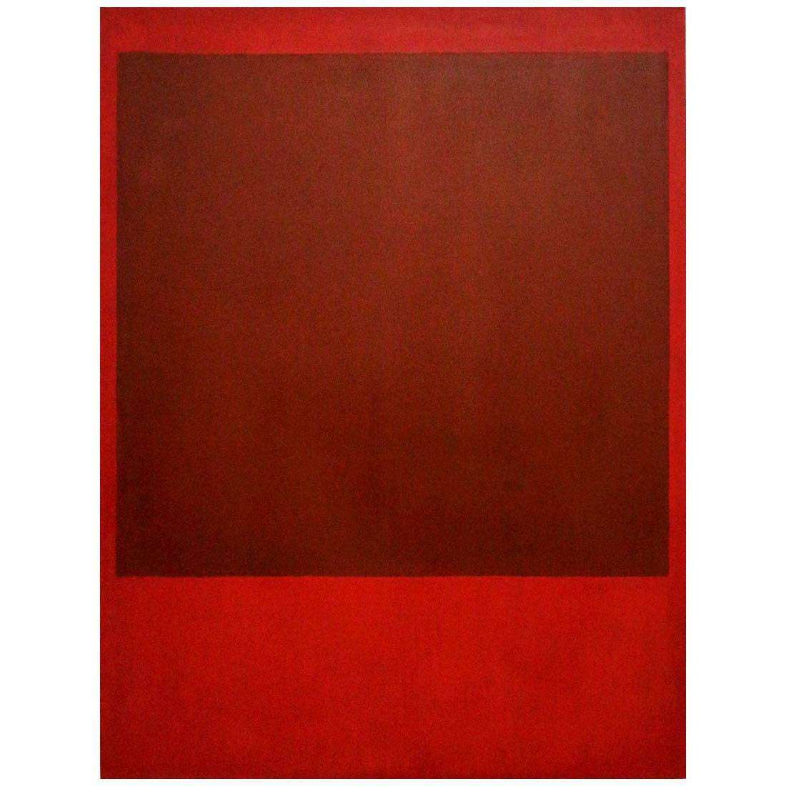  Mark Rothko. Untitled. Brown, Red. 1960