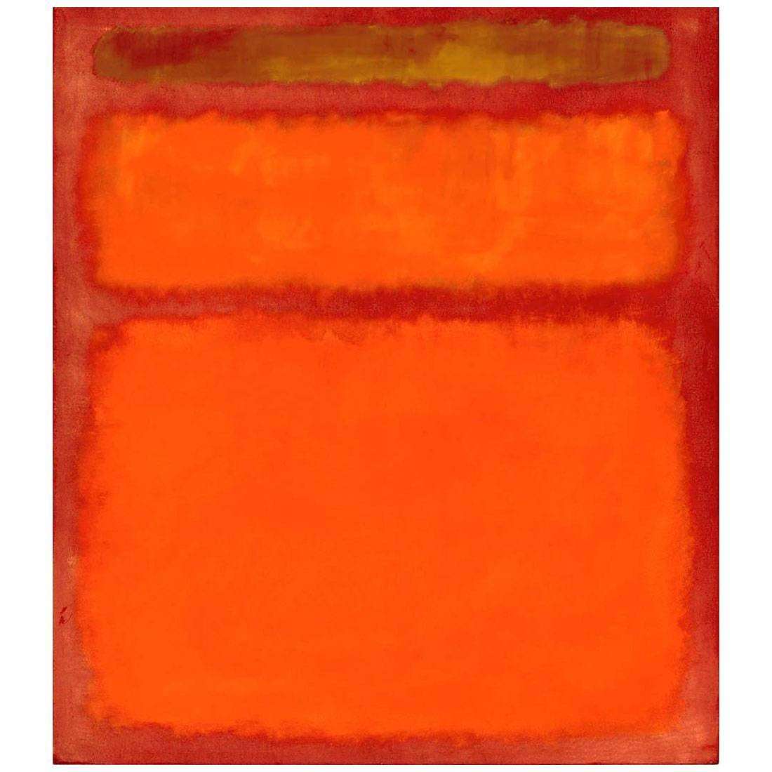  Mark Rothko. Orange, Red, Yellow. 1961
