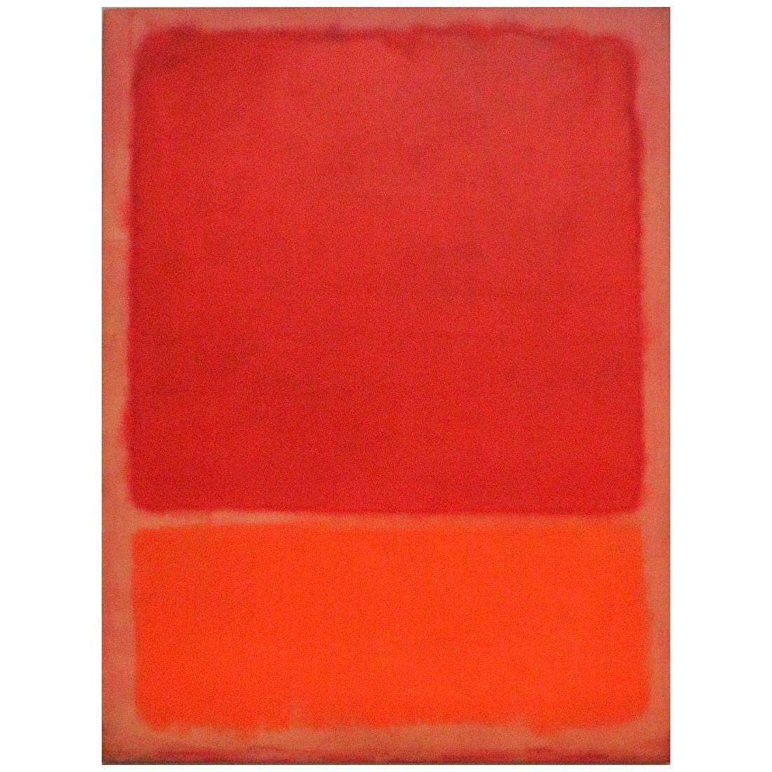  Mark Rothko. Untitled. Red, Orange. 1968