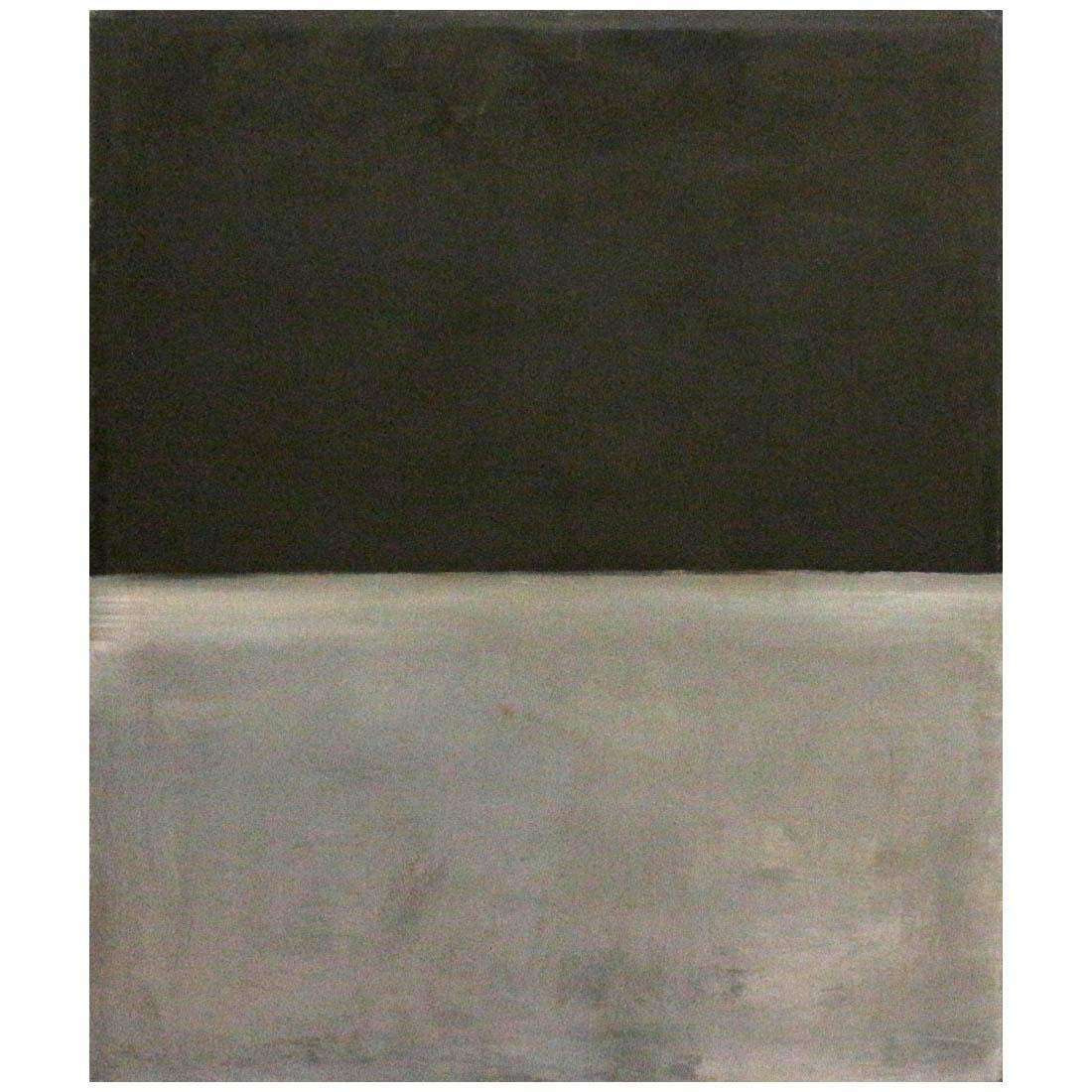  Mark Rothko. Untitled. Black, Gray. 1969