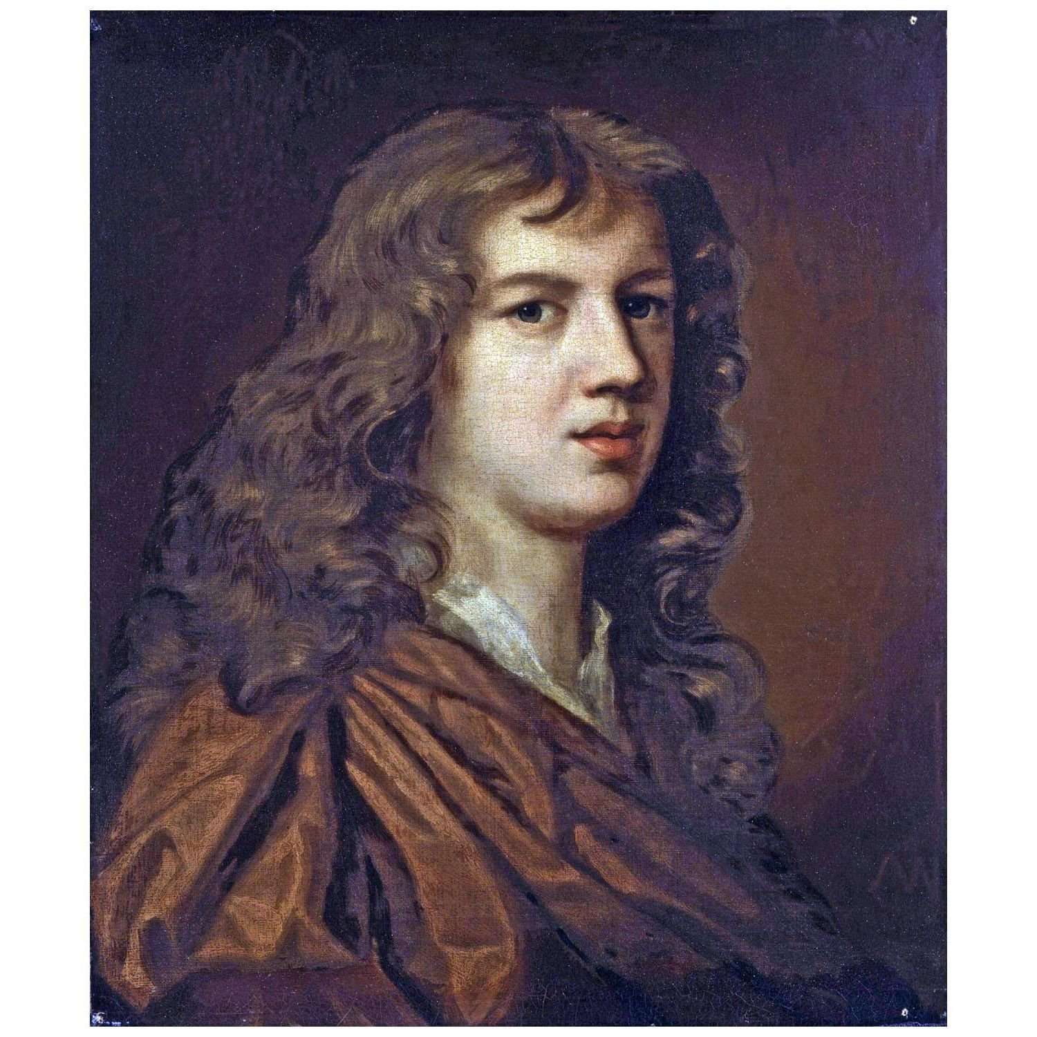  Mary Beale. Portrait of Abraham Cowley. 1662. National Portrait Gallery London