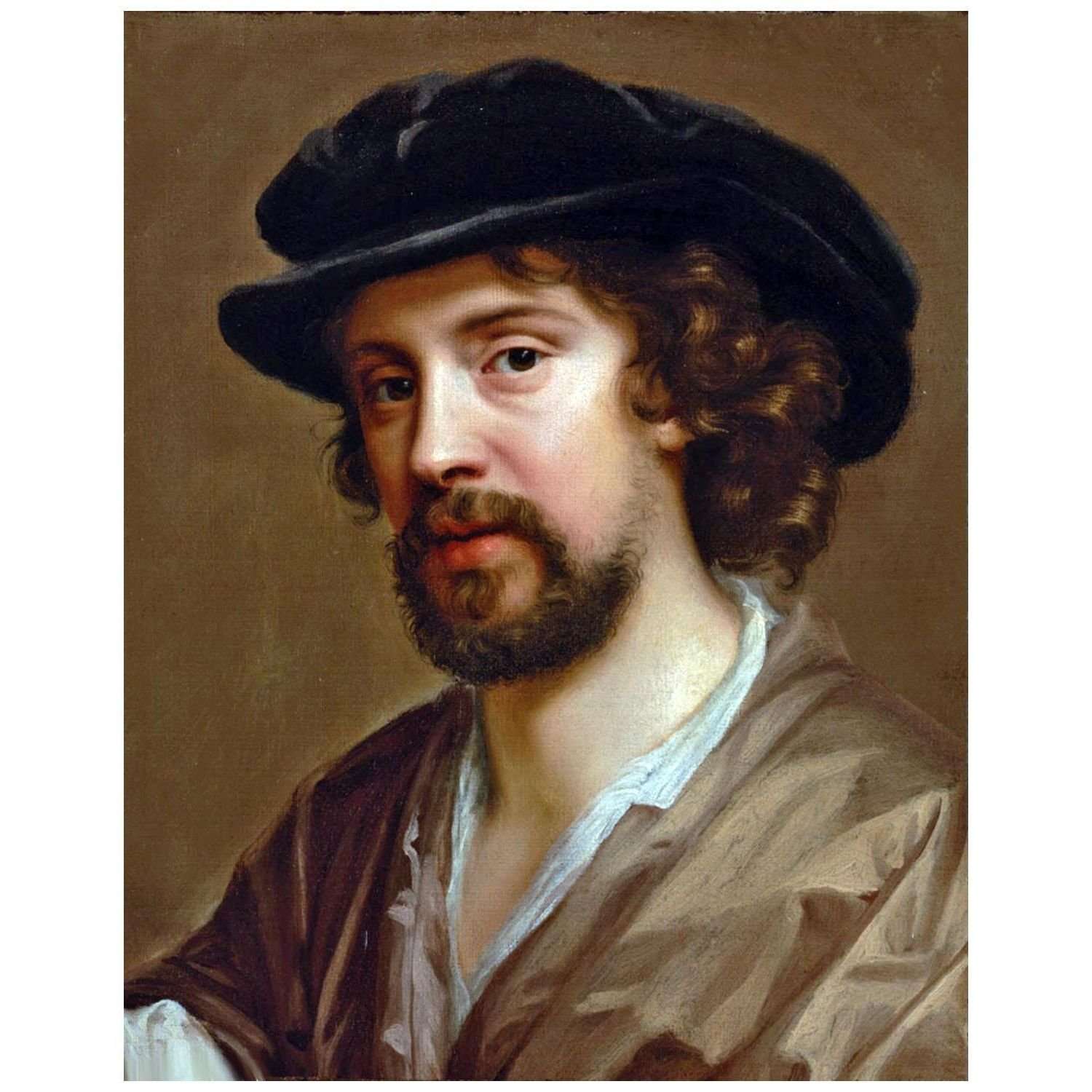  Mary Beale. Charles Beale in a Black Hat. 1670. St Edmundsbury Museum