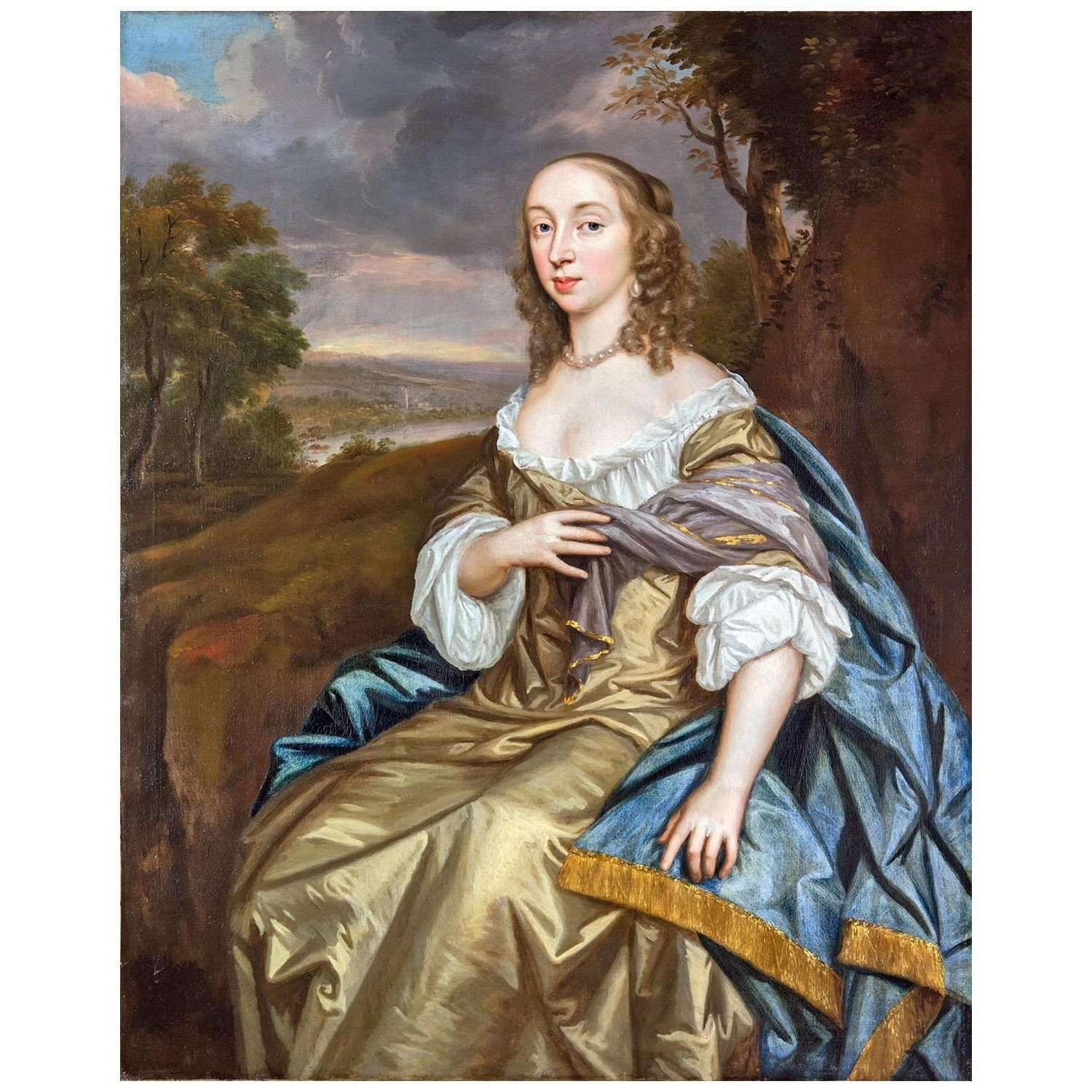  Mary Beale. Frances Vaughan. 1670. Carmarthenshire County Museum