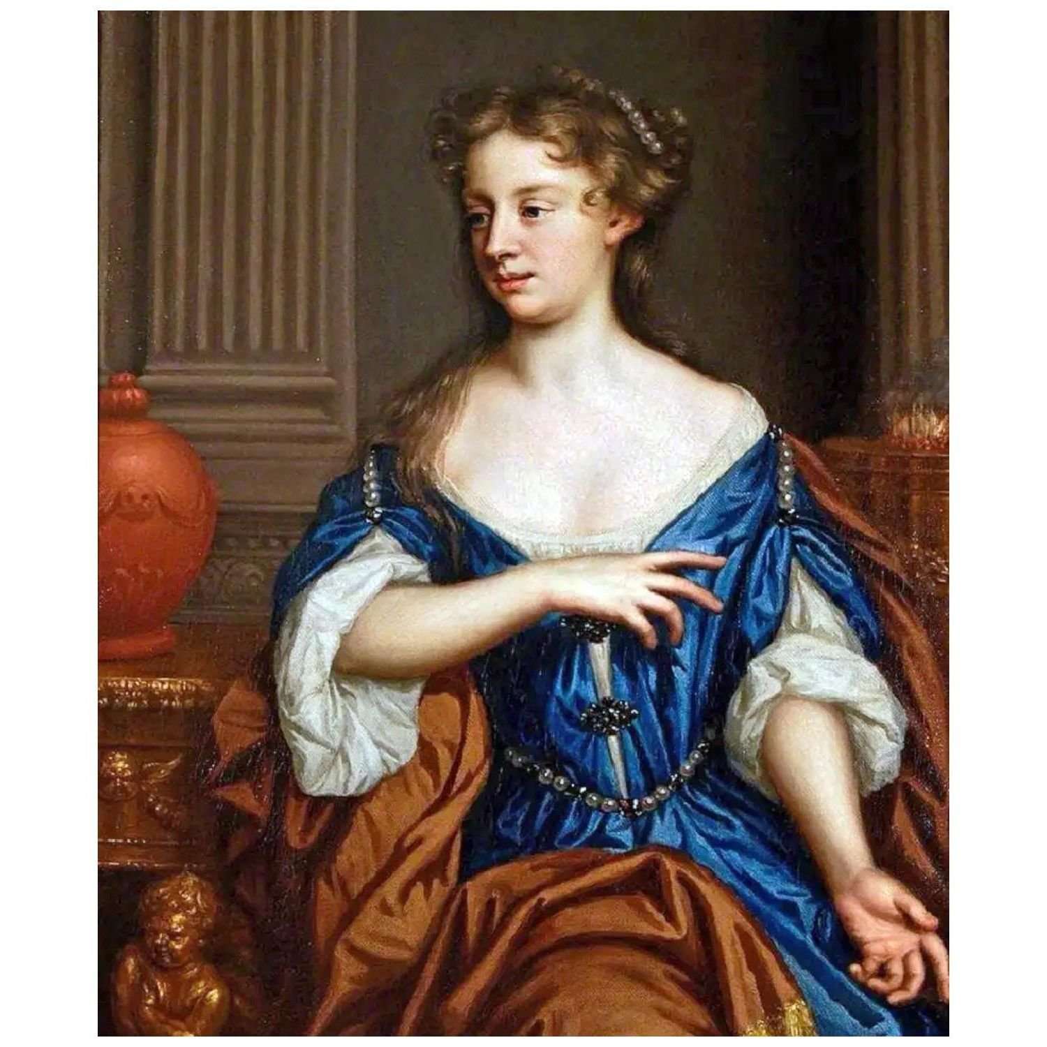  Mary Beale. Self-portrait. 1675. St Edmundsbury Museum