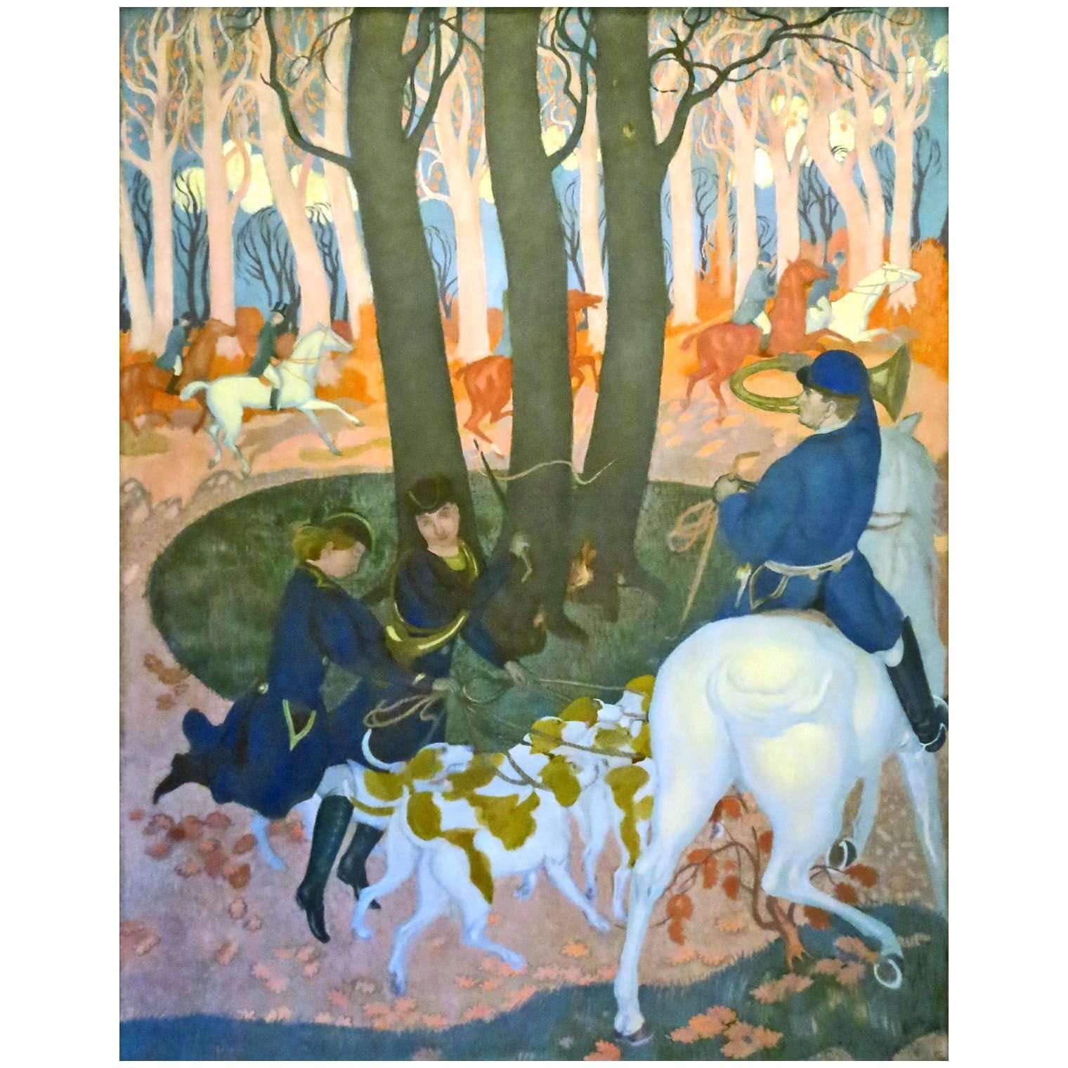  Maurice Denis. La l?gende de saint Hubert. 1896-1897. Musee Maurice Denis