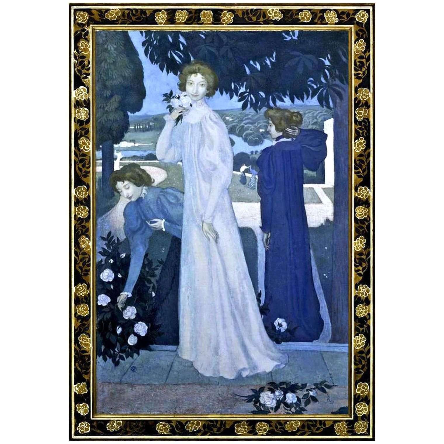  Maurice Denis. Portrait d'Yvonne Lerolle en trois aspects. 1897. Musee dOrsay