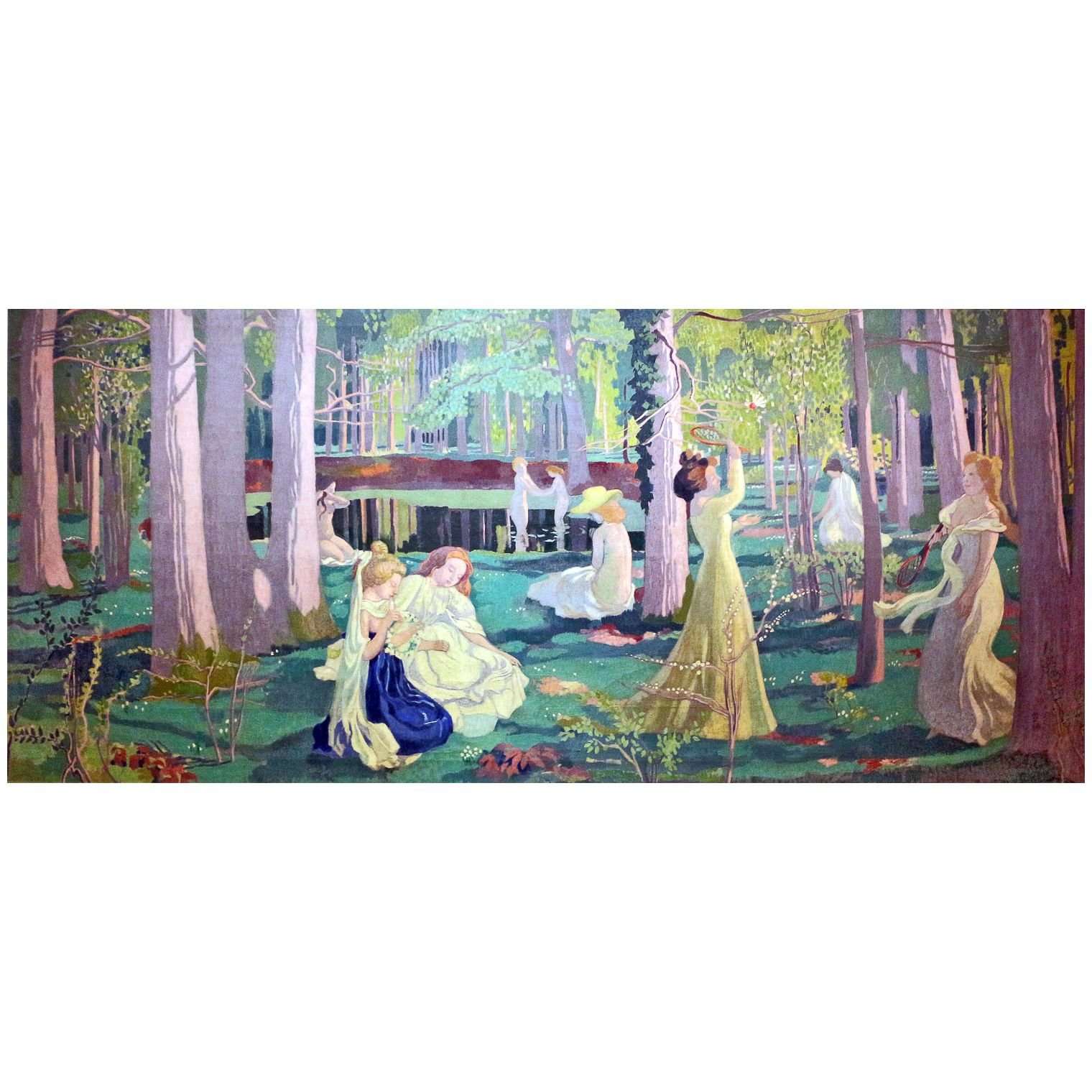  Maurice Denis. Jeu de badminton. 1900. Musee dOrsay