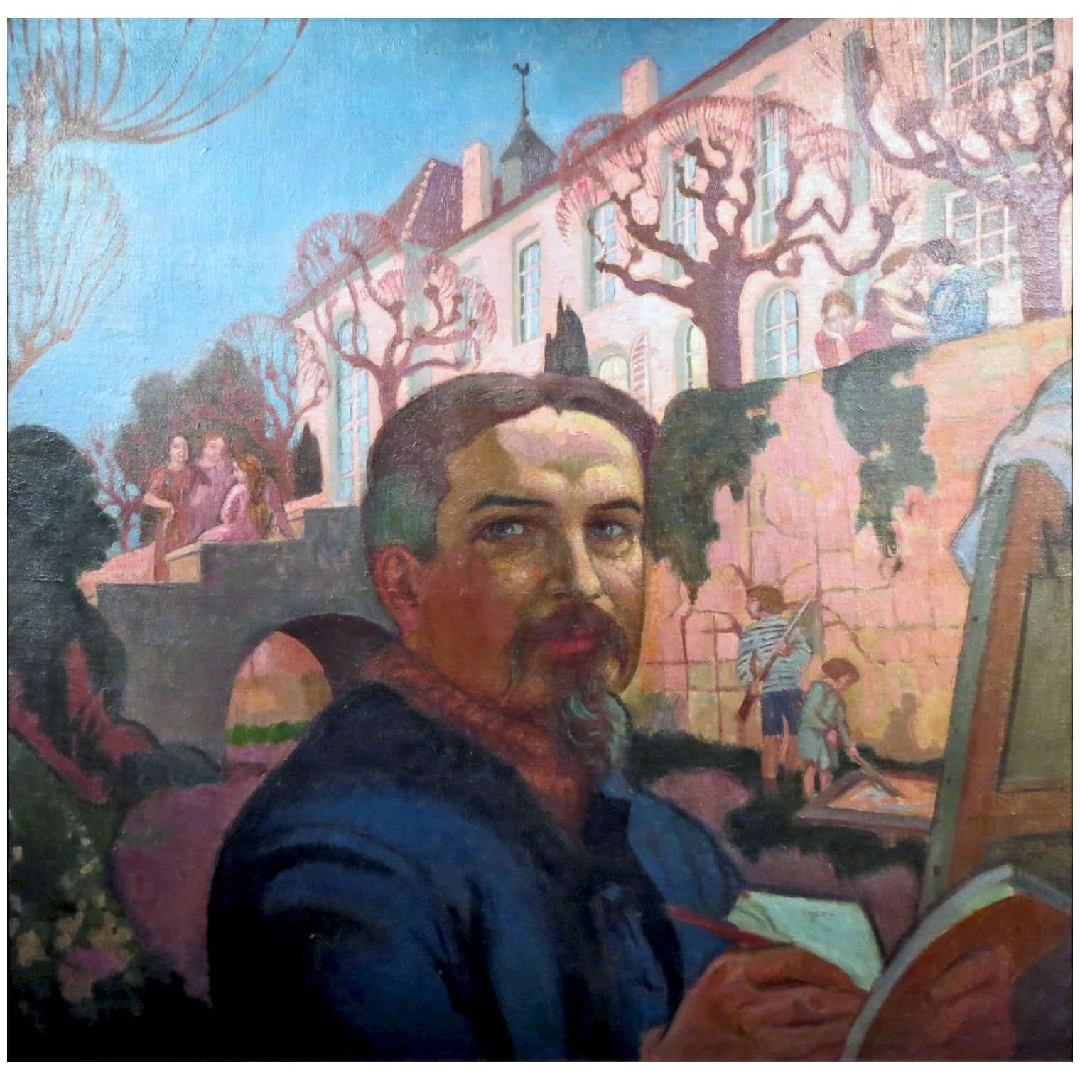  Maurice Denis. Portrait de lartiste devant le Prieur?. 1921. Musee Maurice Denis