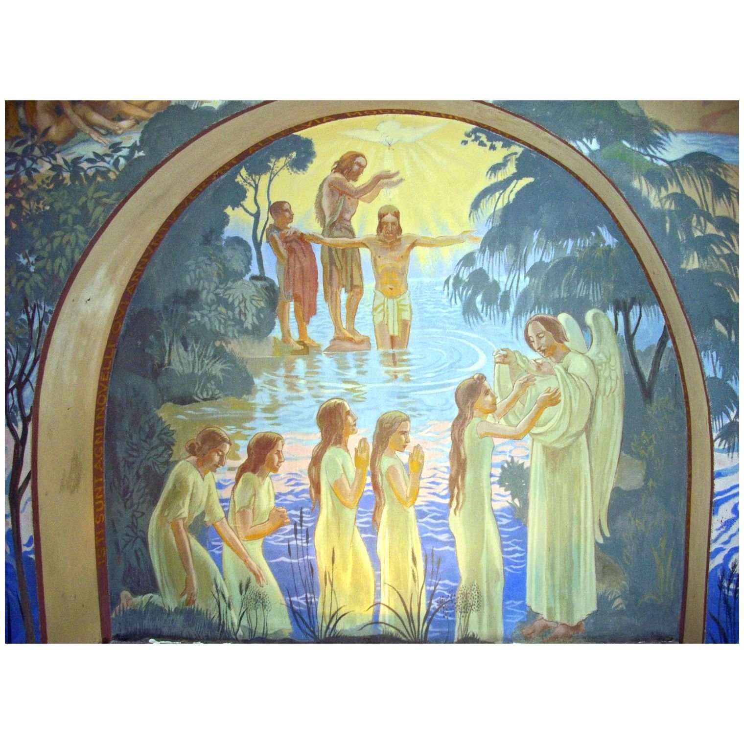  Maurice Denis. Fresque de l'?glise Saint-Nicaise. 1934. Reims