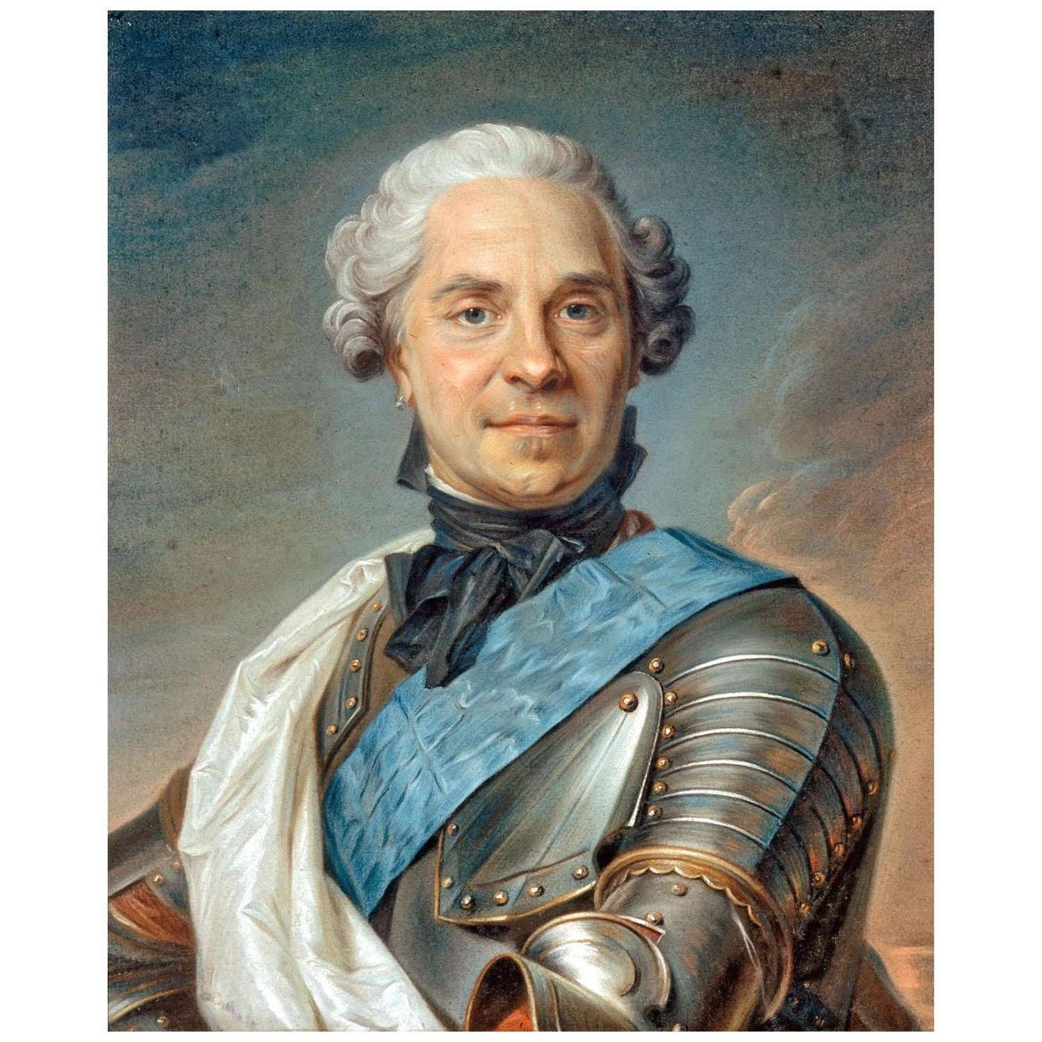    Maurice-Quentin de La Tour. Maurice de Saxe. 1748. Mus?e de la Vie romantique, Paris