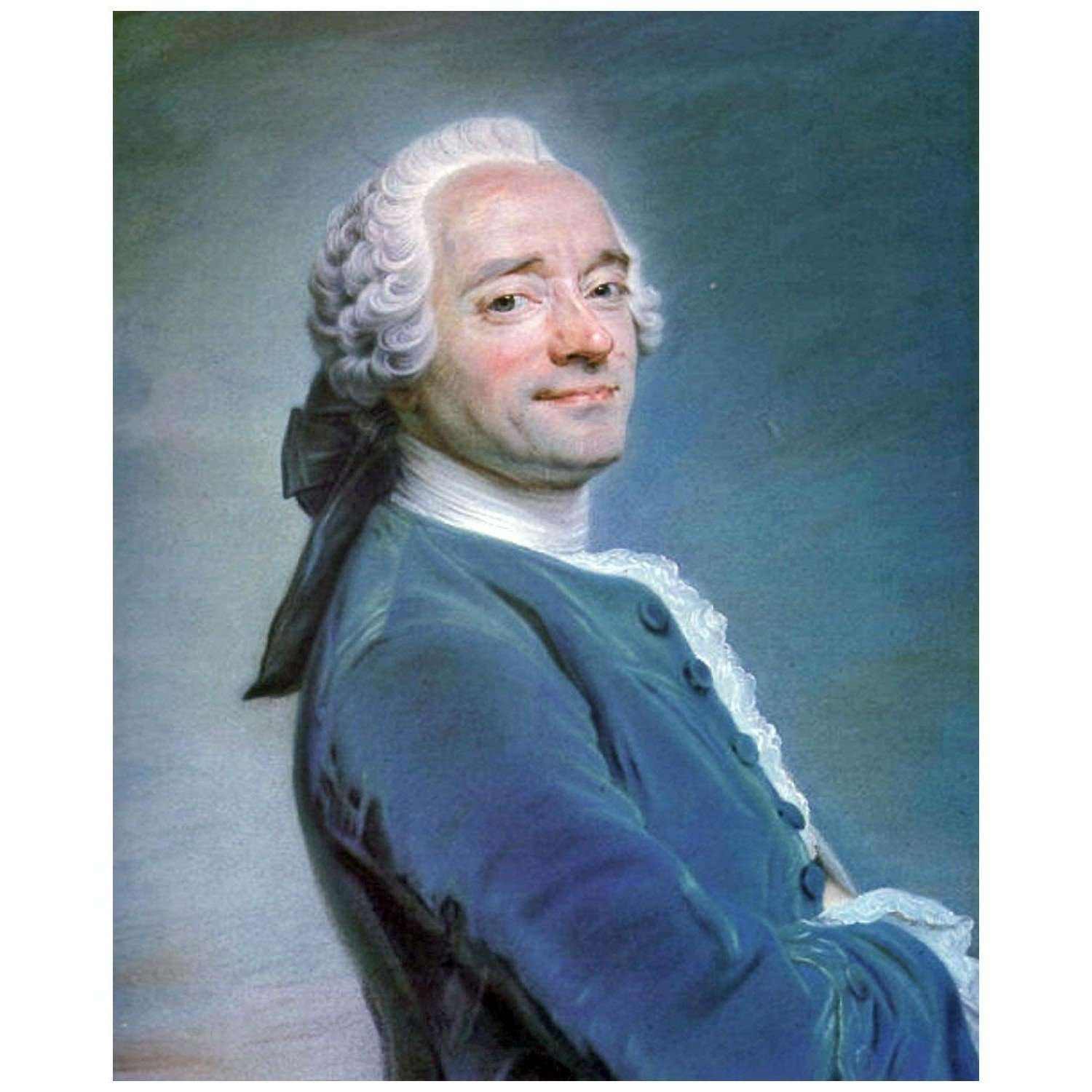    Maurice-Quentin de La Tour. Autoportrait. 1750. Musee de Picardie, Amiens